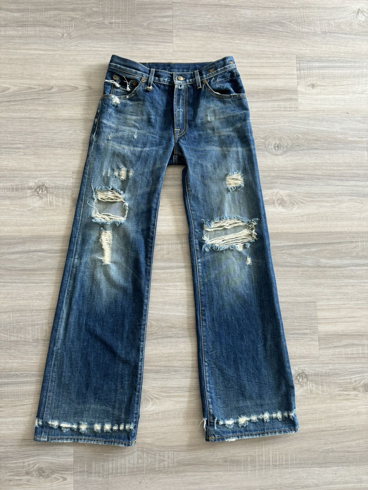 R13 R13 Jane Wide Leg Denim Size 25" / US 0 / IT 36 - 1 Thumbnail