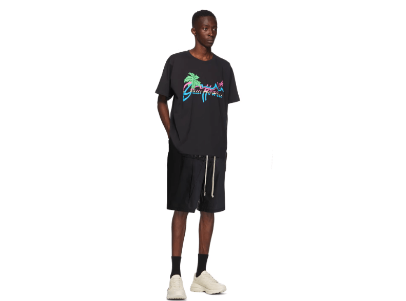 Champion × Rick Owens Rick Owens X Champion black embroidered shorts Size US 28 / EU 44 - 3 Thumbnail