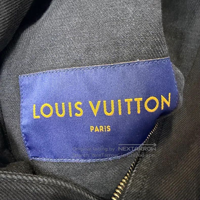 Louis Vuitton Louis Vuitton Black embossed LOGO denim jacket Size US L / EU 52-54 / 3 - 3 Thumbnail