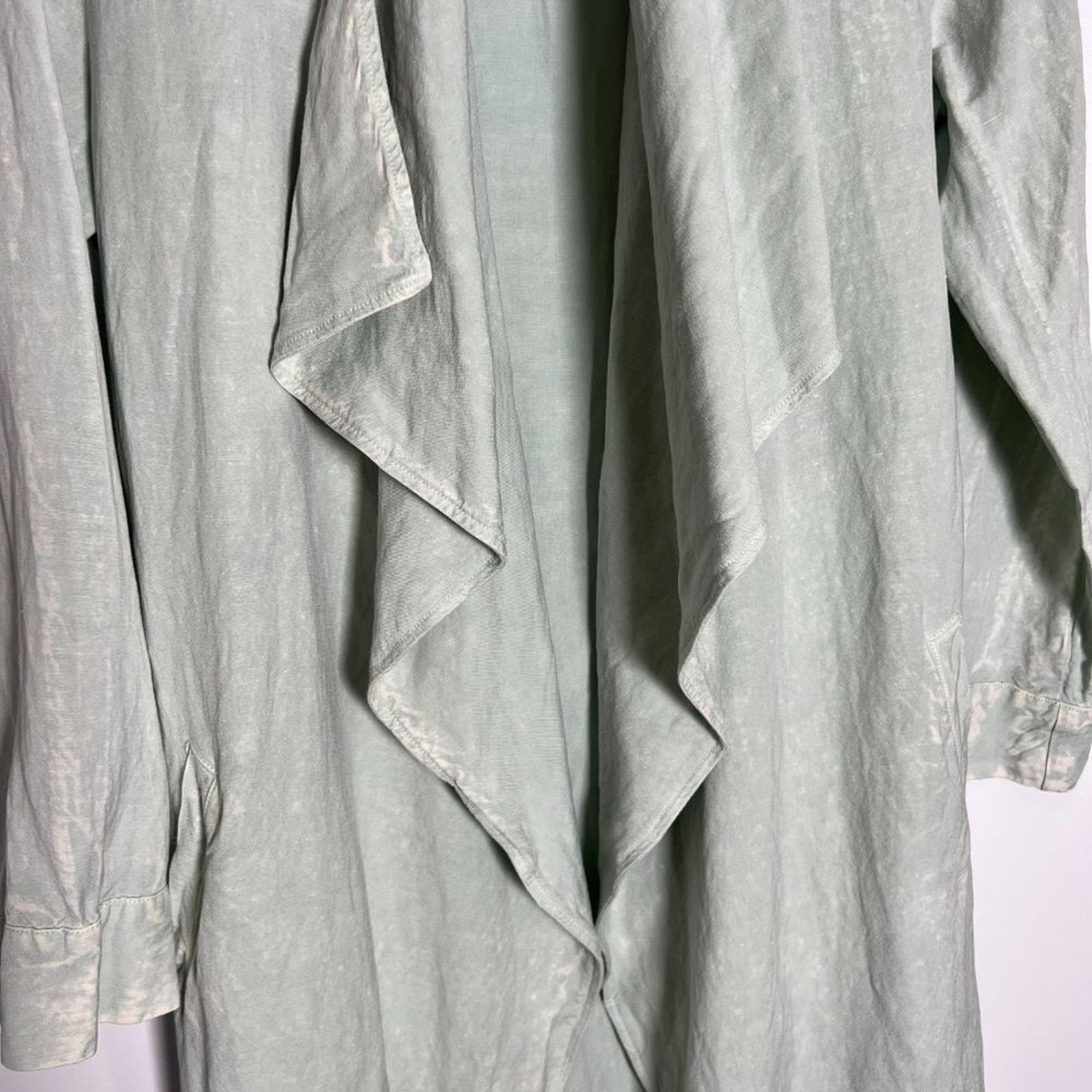Other Young Fabulous & Broke Linen Duster Jacket Green Size M Size M / US 6-8 / IT 42-44 - 11 Thumbnail