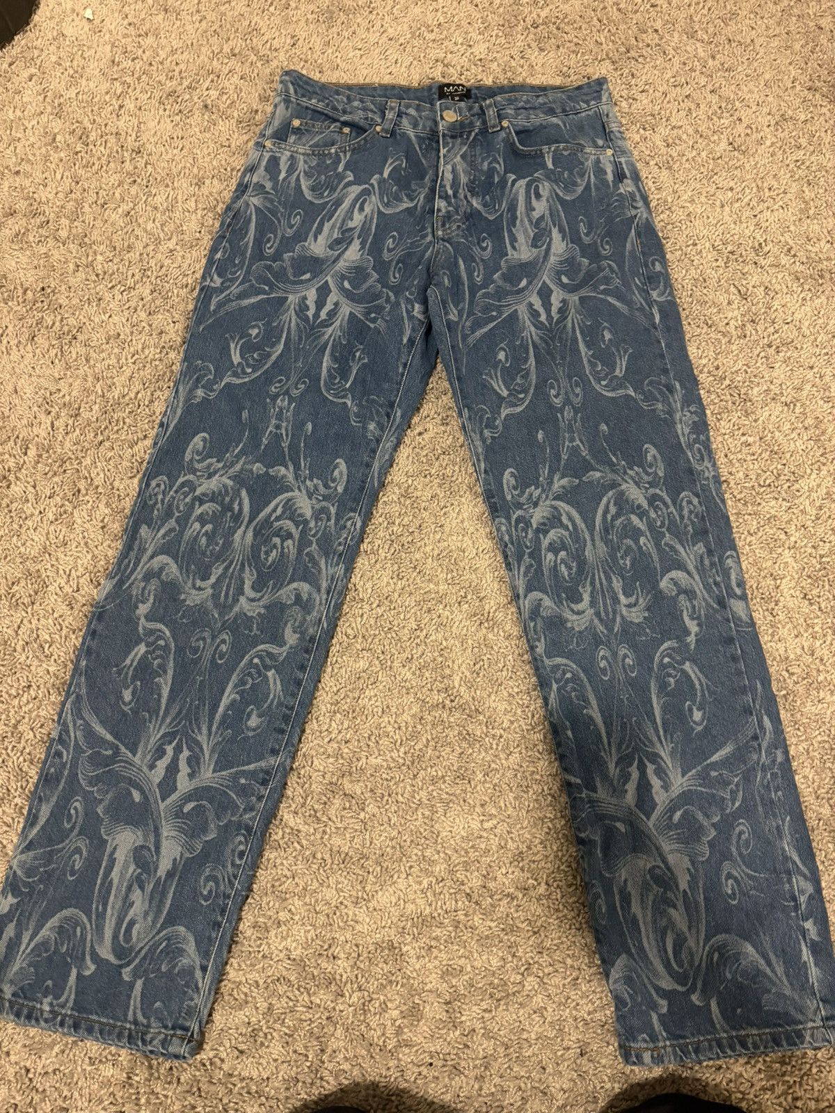 Boohoo Boohooman blue jeans Size US 32 / EU 48 - 2 Thumbnail