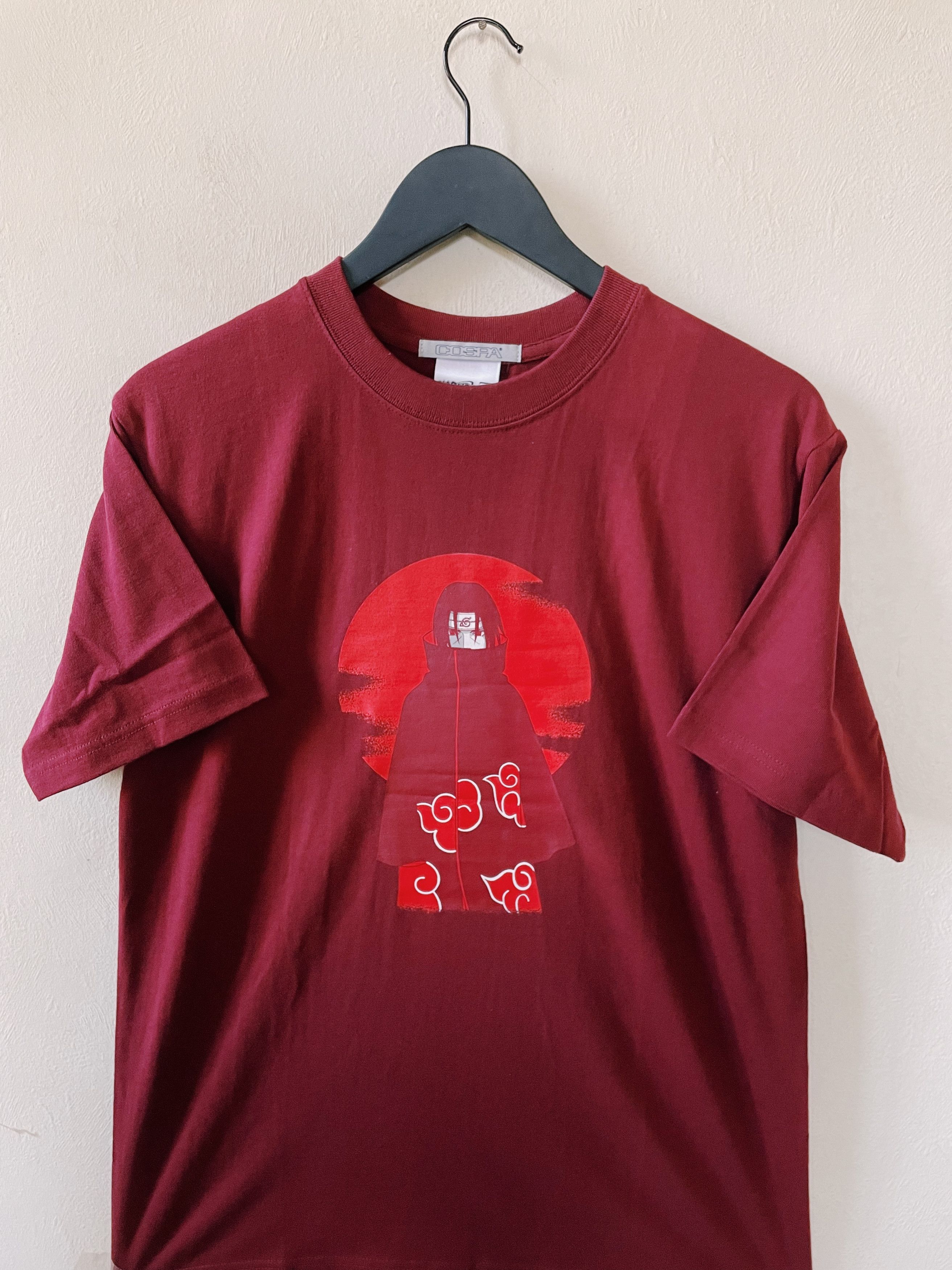 Anime × Japanese Brand × Vintage Vintage 2002 COSPA x Naruto Itachi T-shirt Burgundy Size US M / EU 48-50 / 2 - 1 Thumbnail