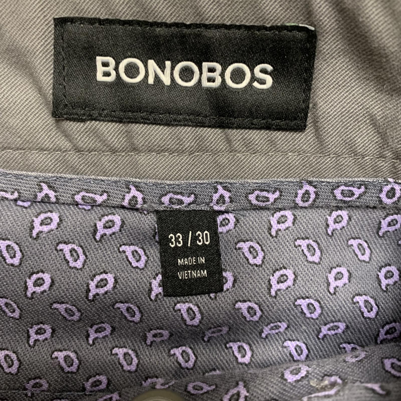 Bonobos Bonobos Men's Size 33x30 Gray Chino Pants W31 X 30L Actual Size US 33 - 4 Thumbnail