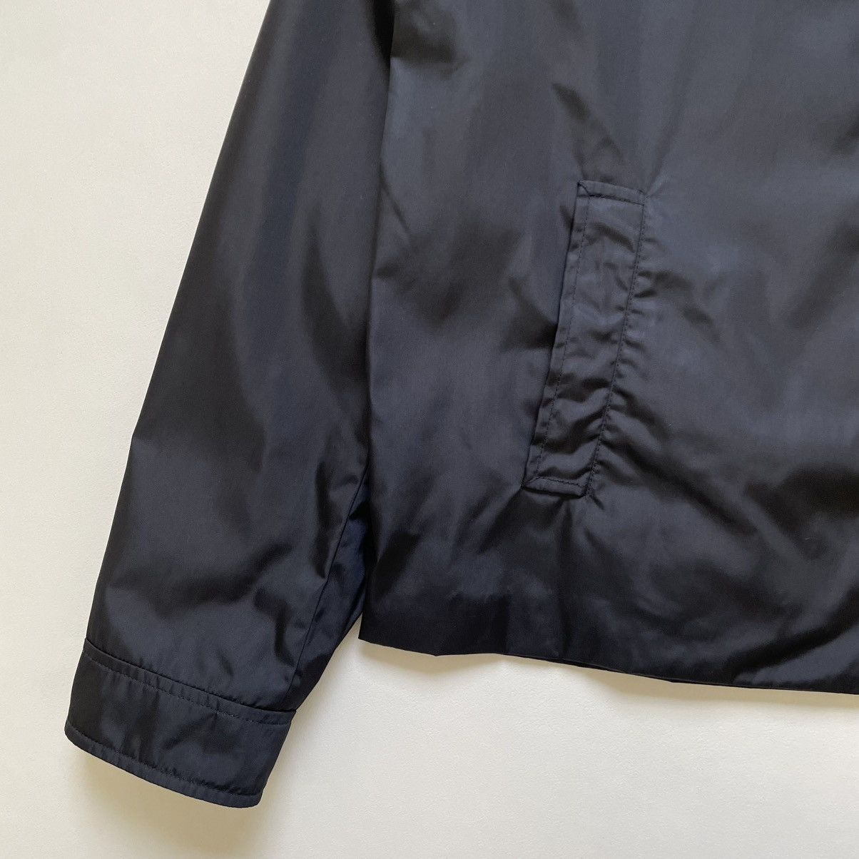 Prada Early 2000s Cropped Nylon Work Jacket Size US M / EU 48-50 / 2 - 8 Thumbnail