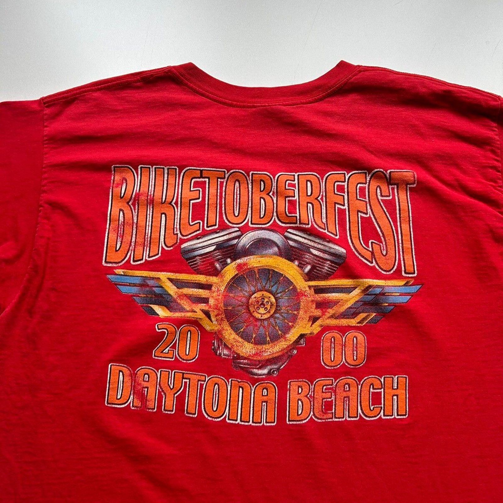 Fruit Of The Loom Vintage 90s Bad Boy Bad Toys Biker Motorcycle Art T Shirt XL Size US XL / EU 56 / 4 - 4 Thumbnail