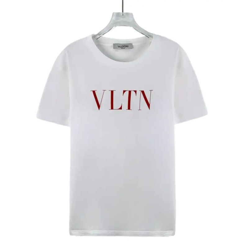 Valentino Valentino Men's White Cotton T-Shirt with Logo 0089 Size US XS / EU 42 / 0 - 1 Thumbnail