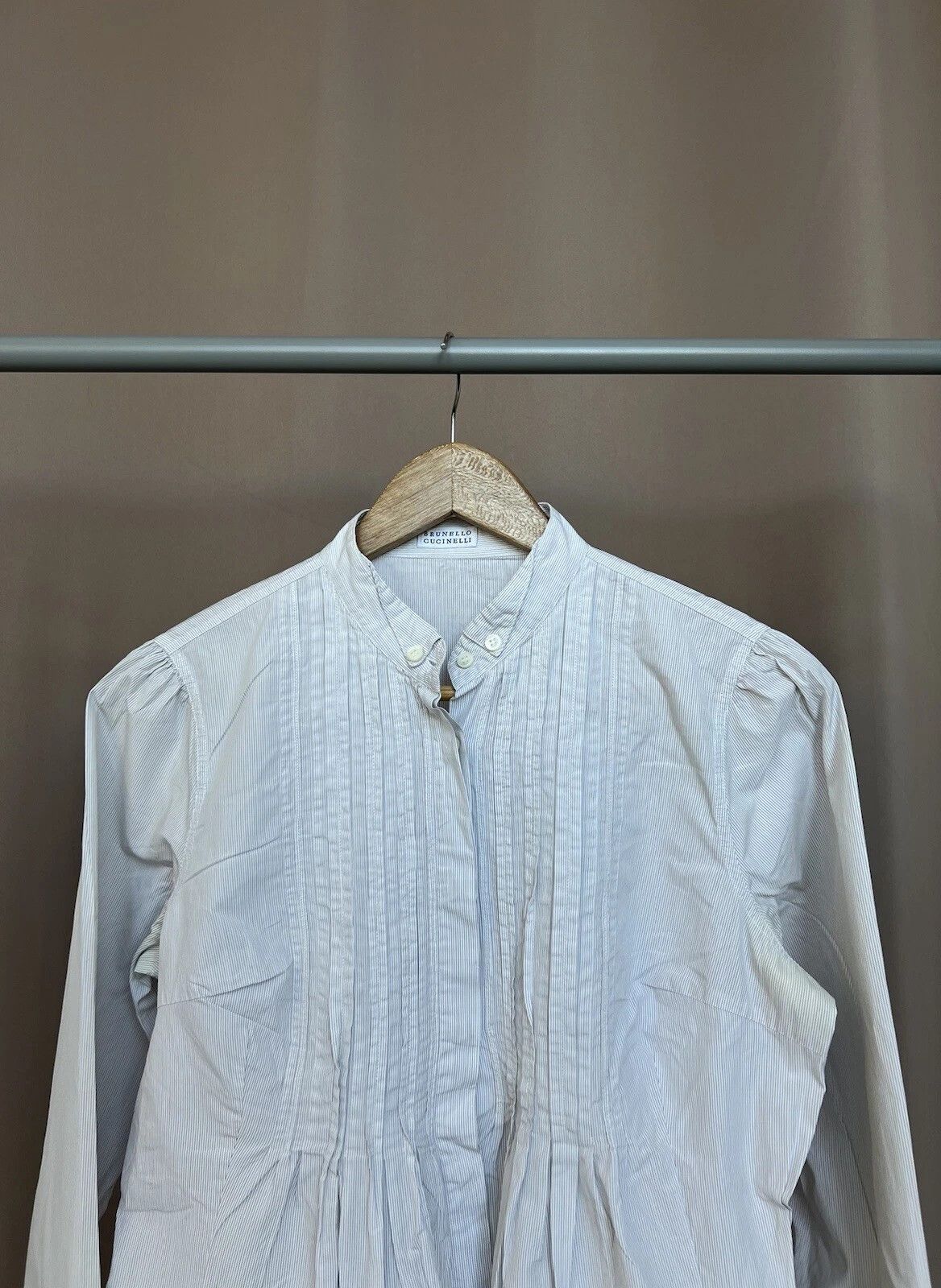 Brunello Cucinelli Brunello Cucinelli Button Up Shirt Womens Size XL/L Size L / US 10 / IT 46 - 2 Thumbnail