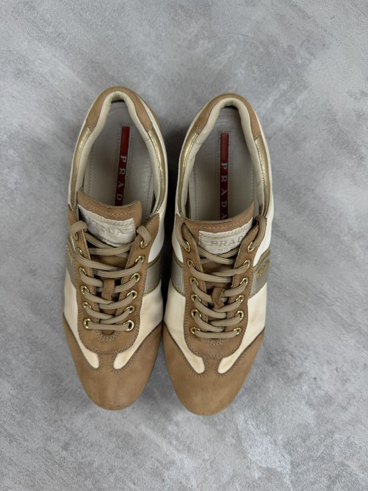 Prada PRADA Womens Sneakers Trainers Sports Low Top Shoe 3E 5008 Size US 6.5 / IT 36.5 - 7 Thumbnail