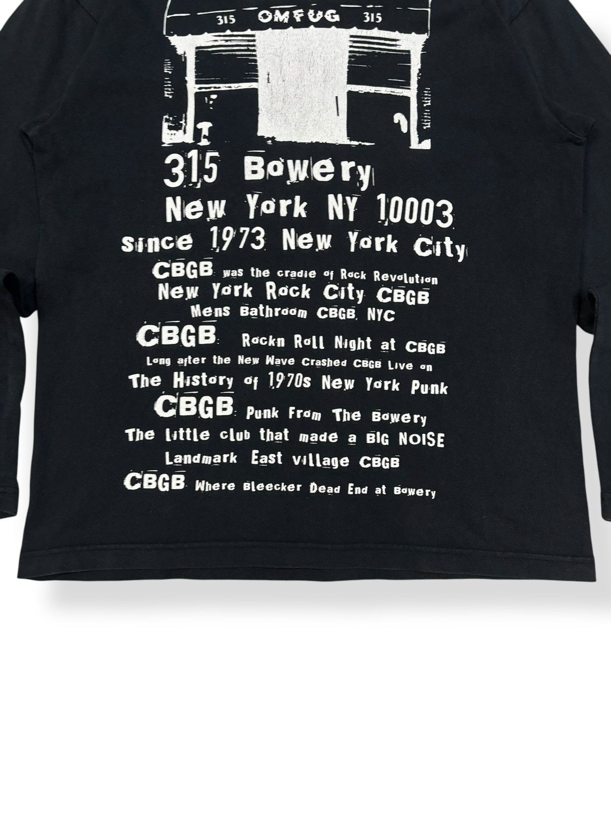 Hysteric Glamour Vintage CBGB & OMFUG Imprinted Rock Punk Long Sleeve T-shirt Size US M / EU 48-50 / 2 - 5 Thumbnail