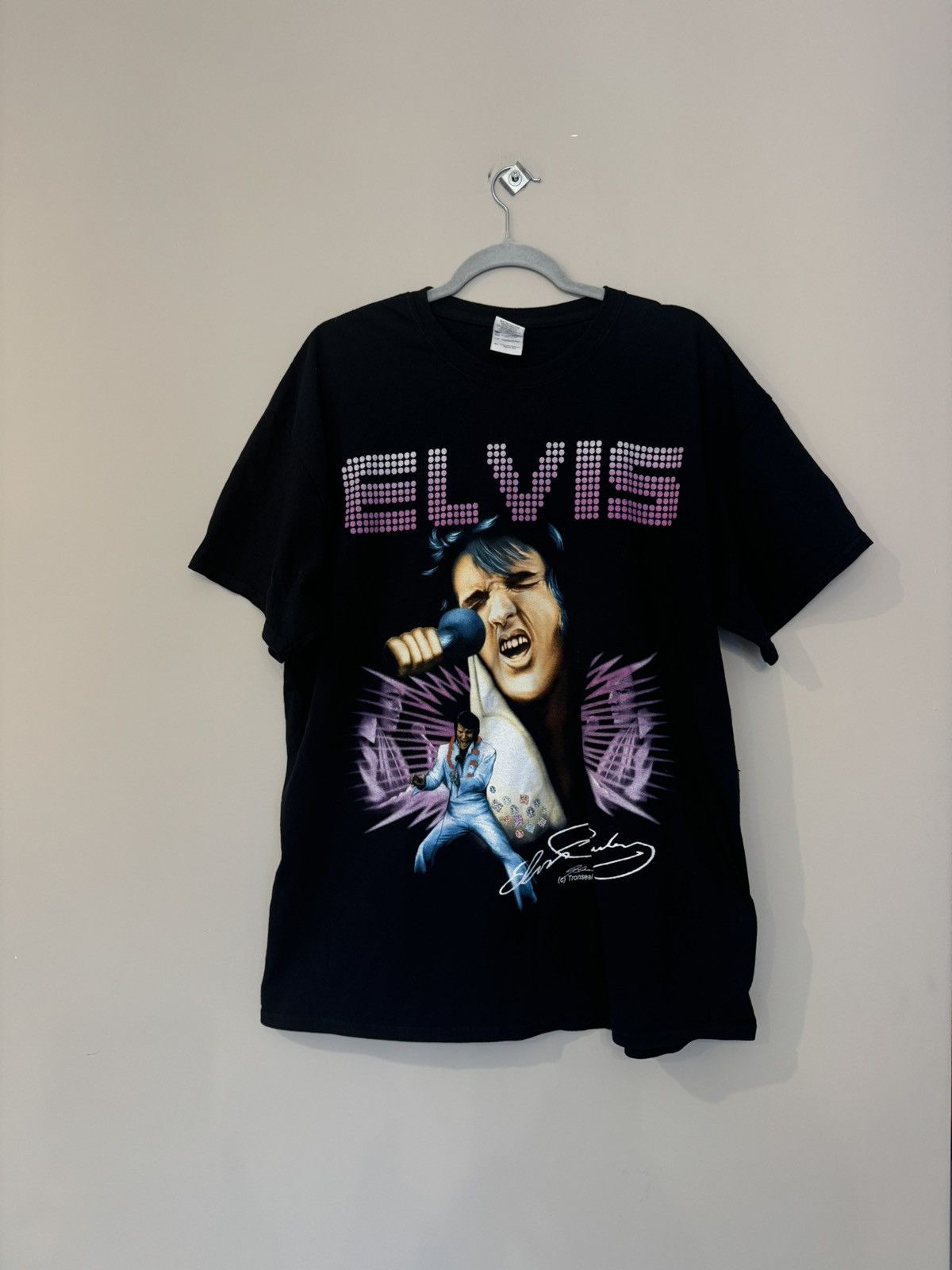 Band Tees Elvis Presley vintage t shirt singer y2k 90s rare Size US XL / EU 56 / 4 - 1 Thumbnail