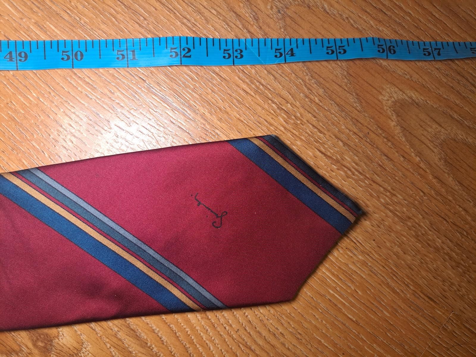 Givenchy Givenchy Silk Tie Red Multicolor Striped Made in Italy Size ONE SIZE - 6 Thumbnail