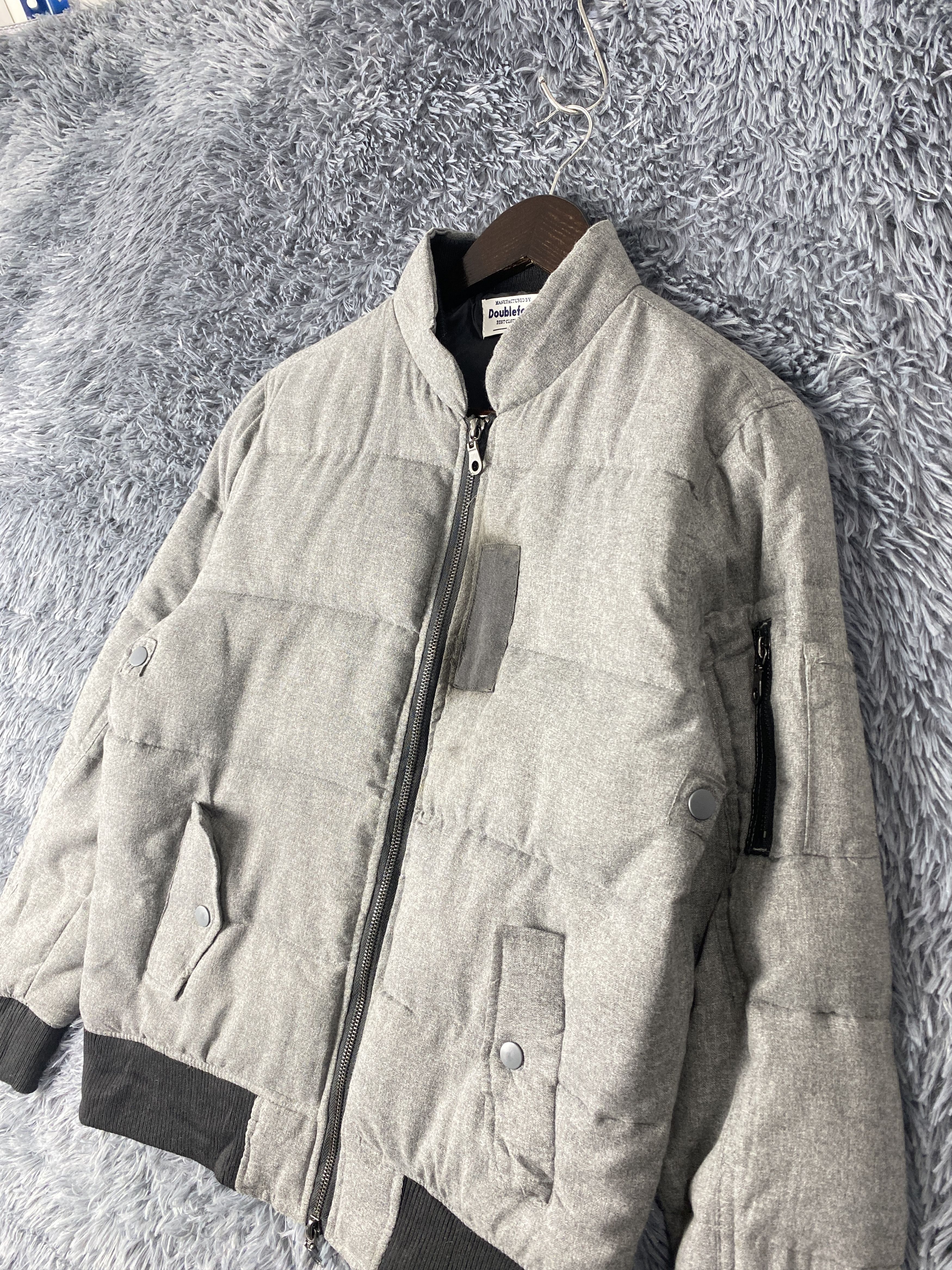 Japanese Brand Vintage Double Fokus Puffer Bomber Jacket Size US XS / EU 42 / 0 - 2 Thumbnail