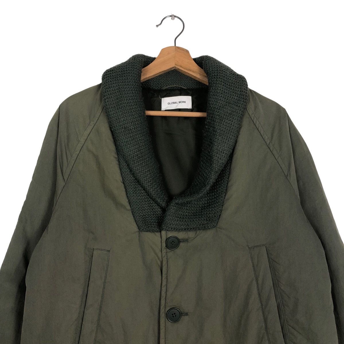 Japanese Brand 🔥Vintage Long Jacket Double Breast Global Work Issey Miyake Size US L / EU 52-54 / 3 - 3 Thumbnail