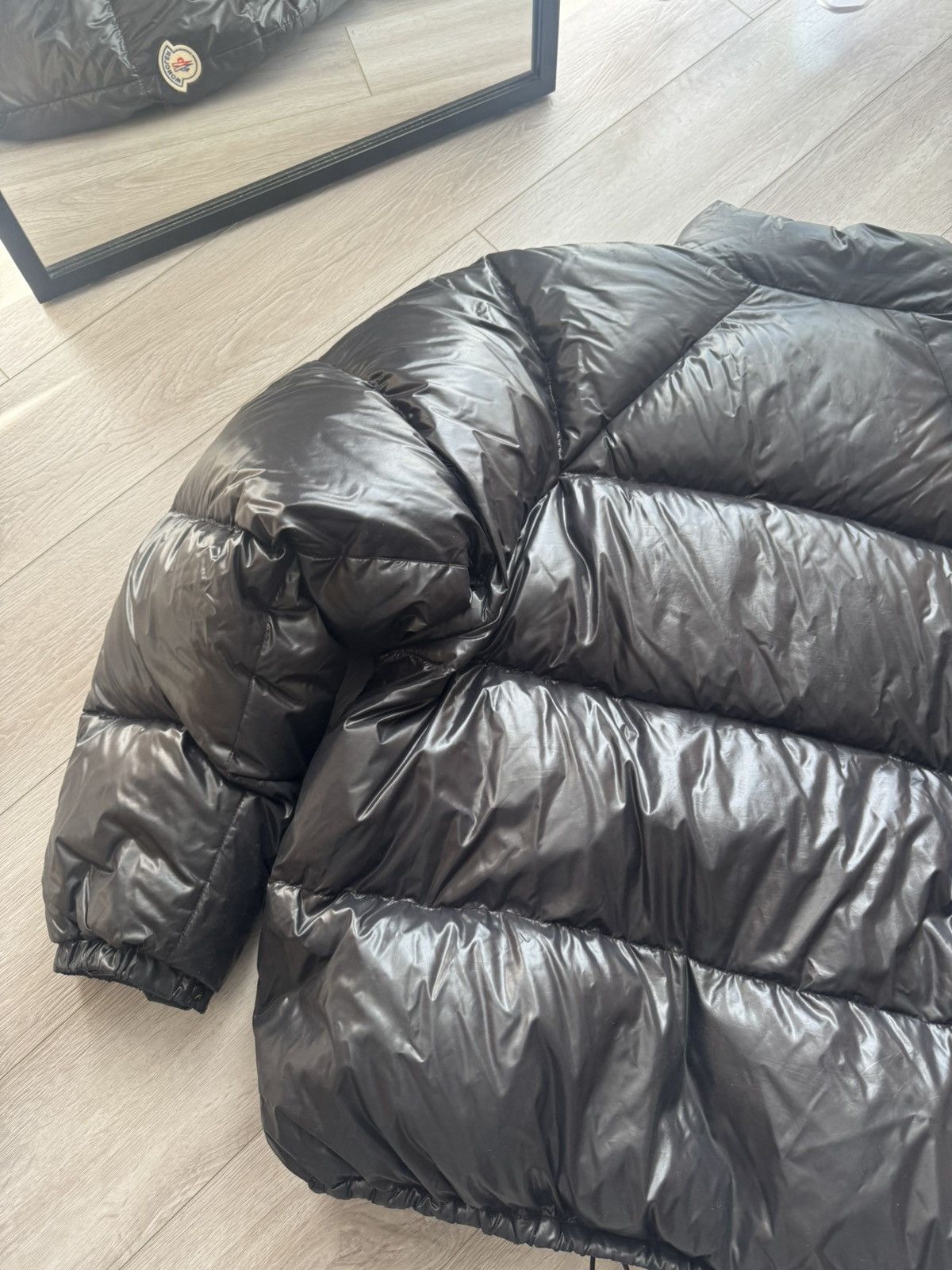 Moncler Vintage Moncler Puffer Jacket Dark Gray Size US XXL / EU 58 / 5 - 10 Thumbnail