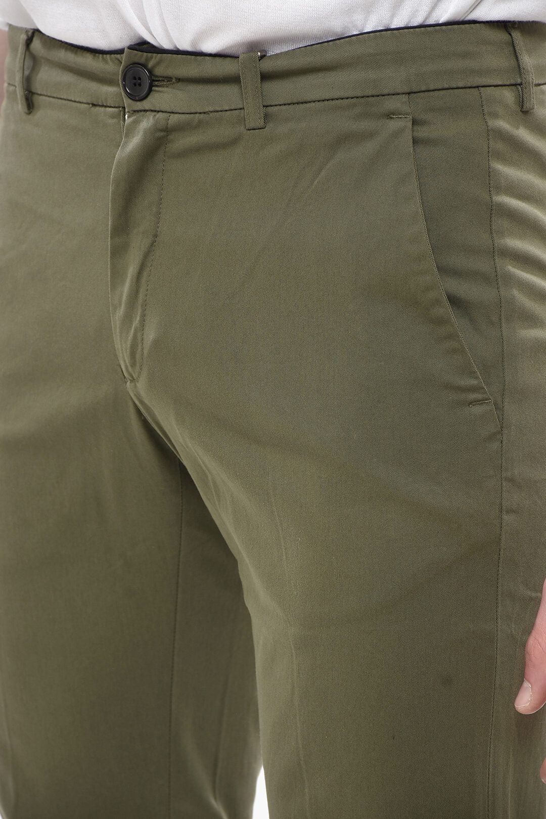 DEPARTMENT5 og1mm0326 Cotton Pant in Green Size US 29 - 3 Thumbnail