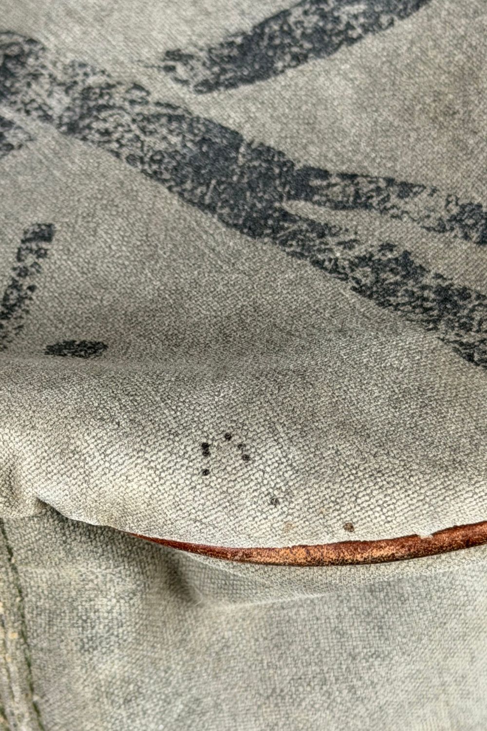Polo Ralph Lauren RRL Double RL Handmade Italy Military Patch Canvas Leather Size ONE SIZE - 17 Thumbnail
