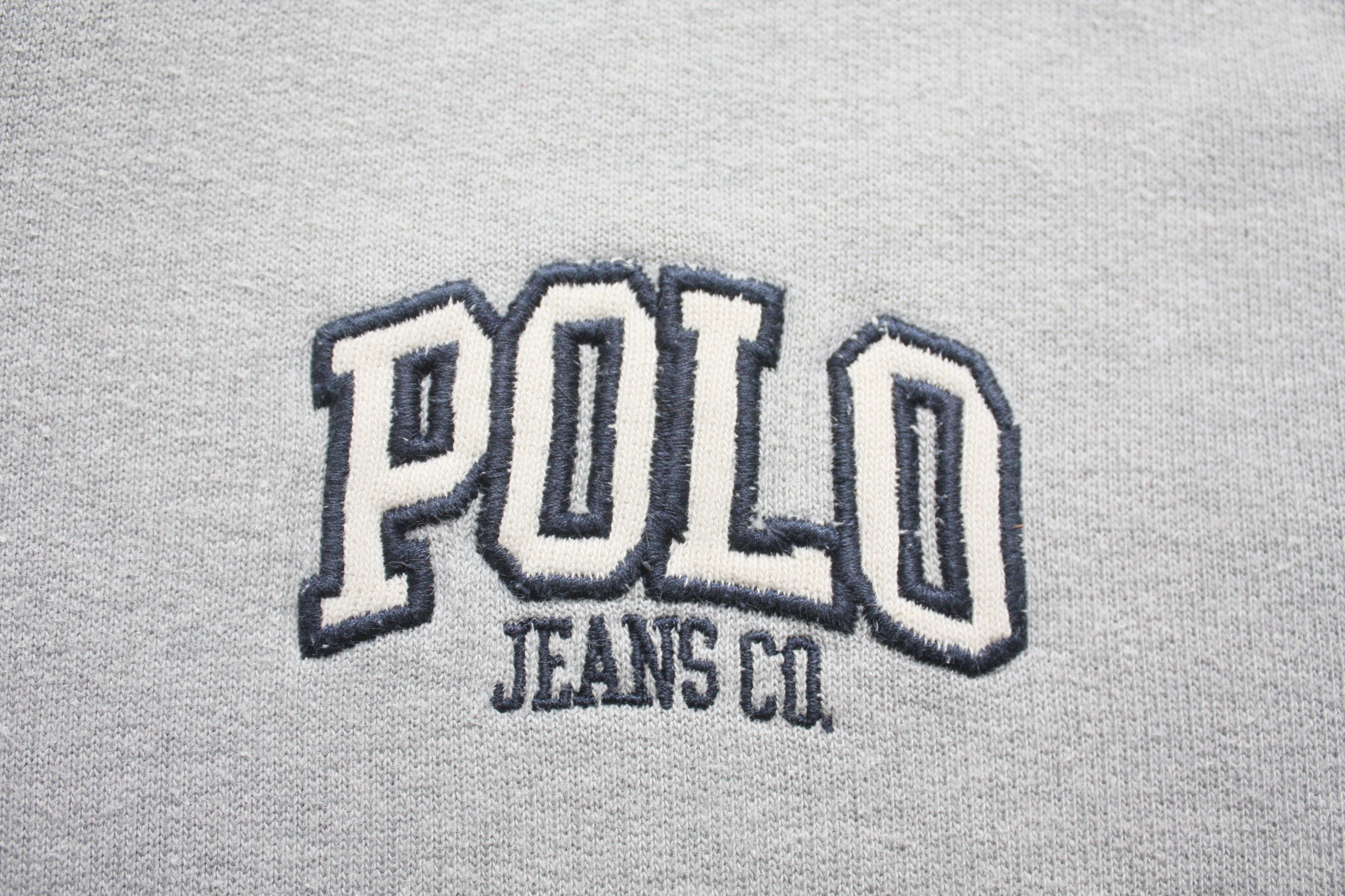 Ralph Lauren Polo Jeans CO. Ralph Lauren Grey Logo Pullover Large Size US L / EU 52-54 / 3 - 4 Thumbnail