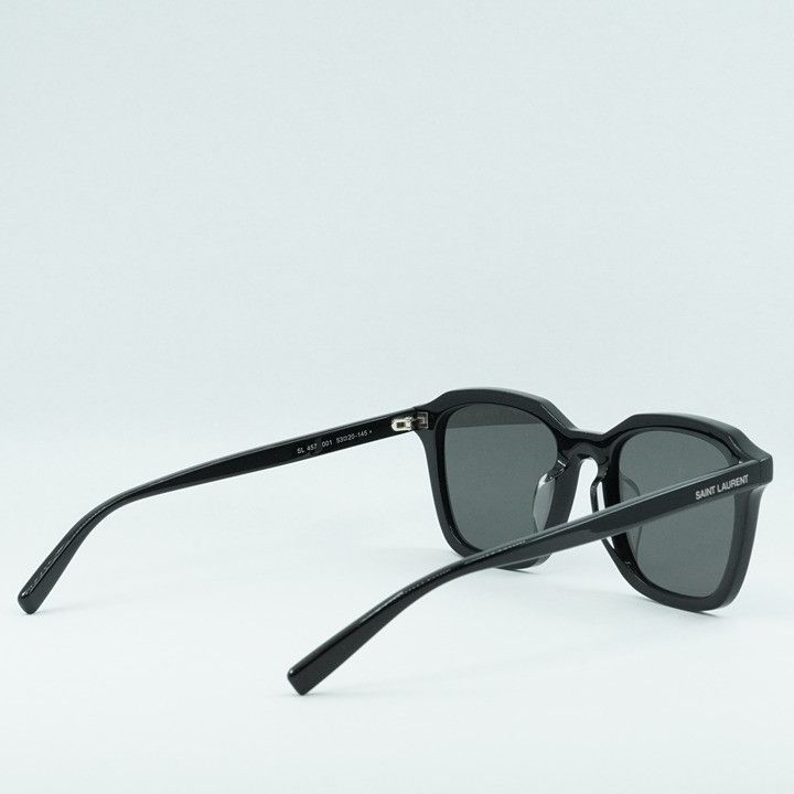 Saint Laurent Paris Saint Laurent SL457 001 Unisex Sunglasses Black Square Frame Size ONE SIZE - 11 Thumbnail