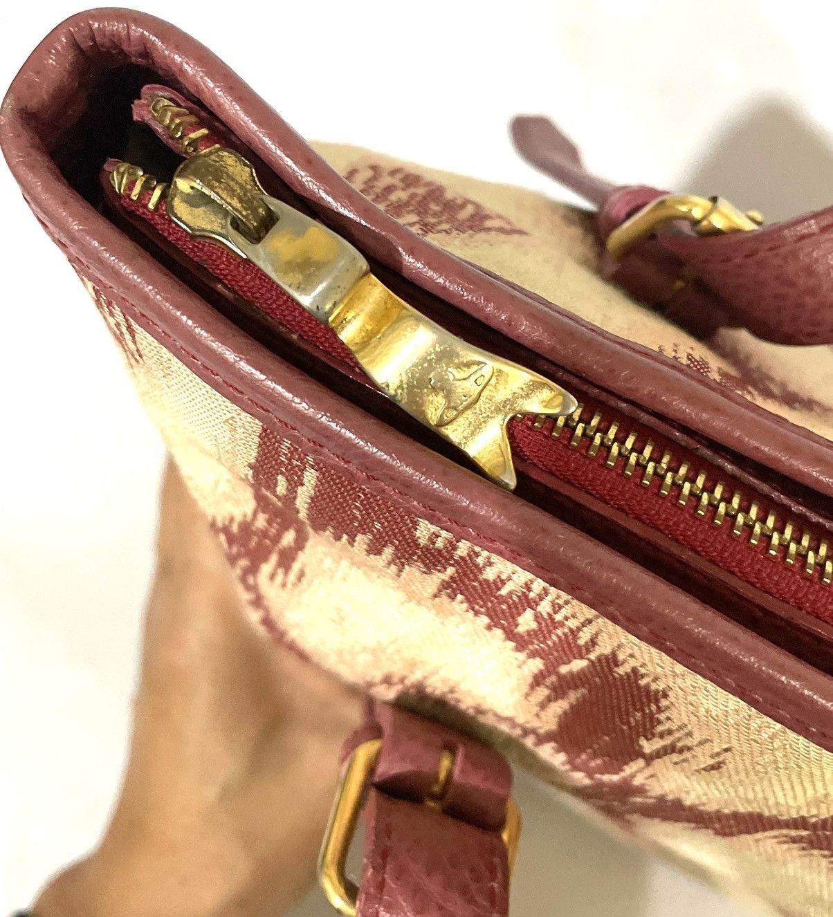 Vivienne Westwood Canvas Leopard Tote Bag - Tall Size ONE SIZE - 9 Thumbnail