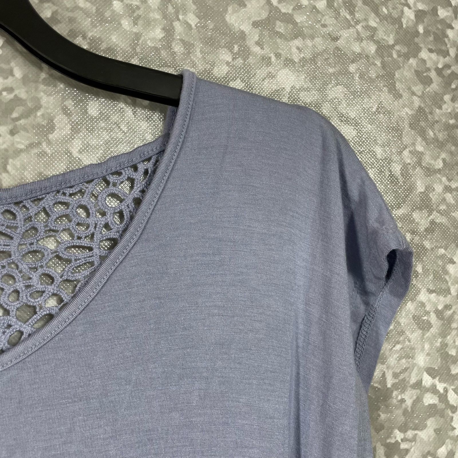 Threads 4 Thought Threads 4 Thought Lilac Lace Back Activewear Top - Small Size S / US 4 / IT 40 - 3 Thumbnail