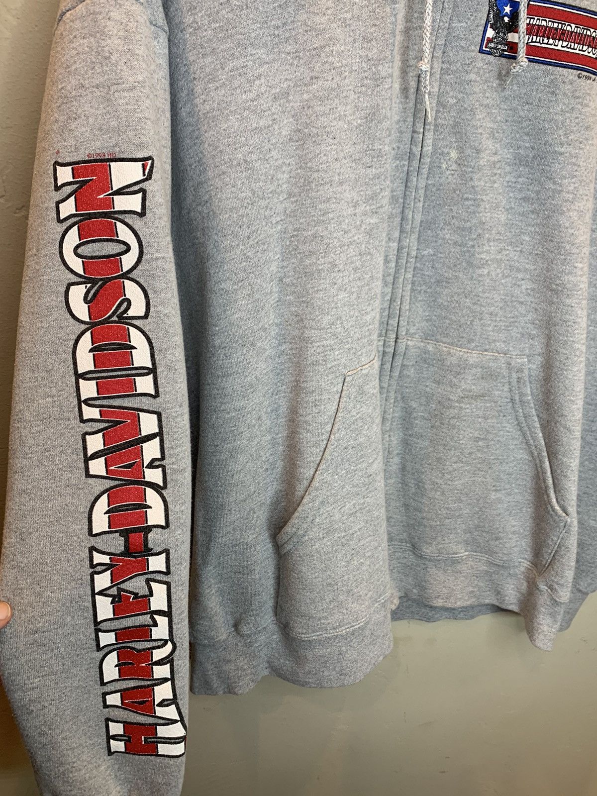 Harley Davidson *RARE* Vintage 90’s Harley Davidson San Francisco Zip Hoodie Size US XXL / EU 58 / 5 - 5 Thumbnail