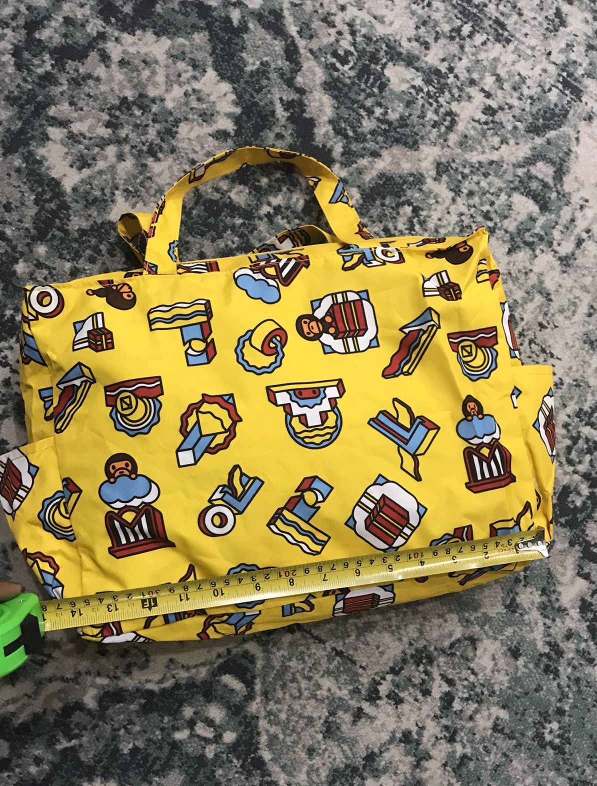 Bape Bape Bag 2010 Baby Milo Zip Nylon Tote Bag Size ONE SIZE - 8 Thumbnail