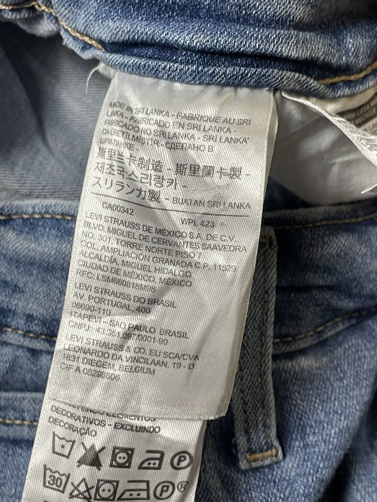 Levi's × Vintage Vintage LEVIS High Rise Skinny Denim Jeans (117) Size US 28 / EU 44 - 7 Thumbnail