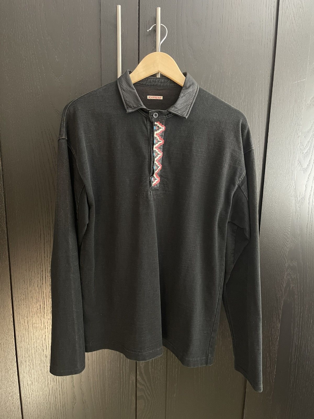 Kapital Leather polo Shirt