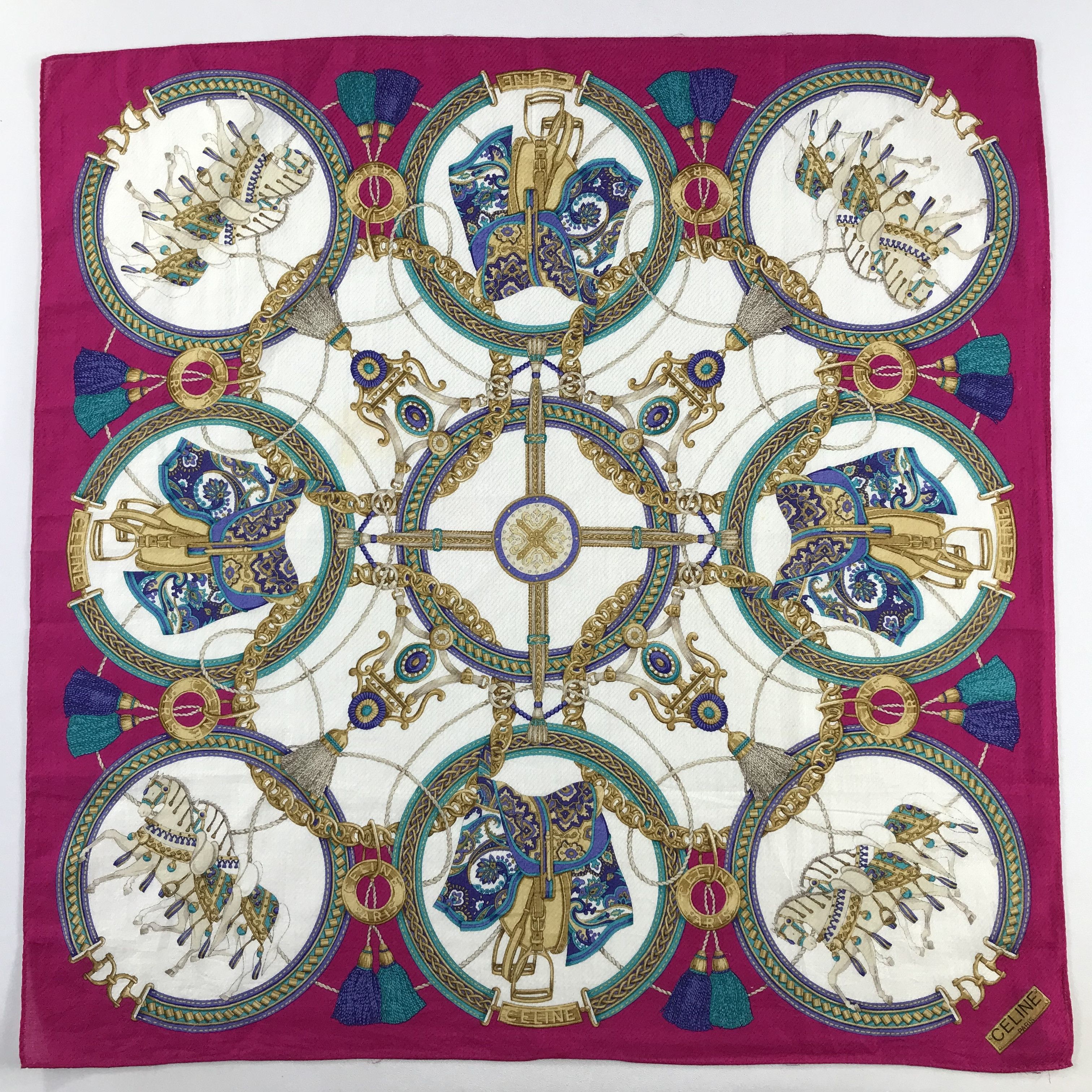 Celine Celine Handkerchief / Bandana / Neckerchief C613 Size ONE SIZE - 3 Thumbnail
