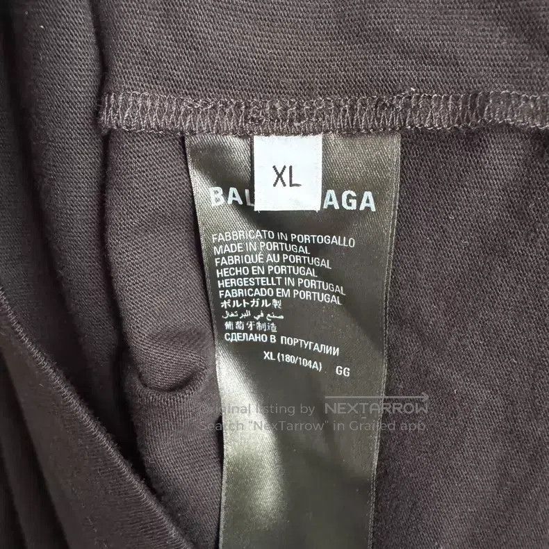 Balenciaga Balenciaga Black Short Sleeve T-Shirt, XL, Back Large Logo Size US XL / EU 56 / 4 - 6 Thumbnail