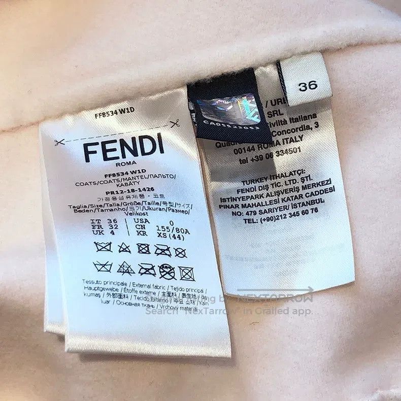 Fendi Fendi Pink wool coat double-sided wool lightweight and war Size XXS / US 00 / IT 34 - 9 Thumbnail