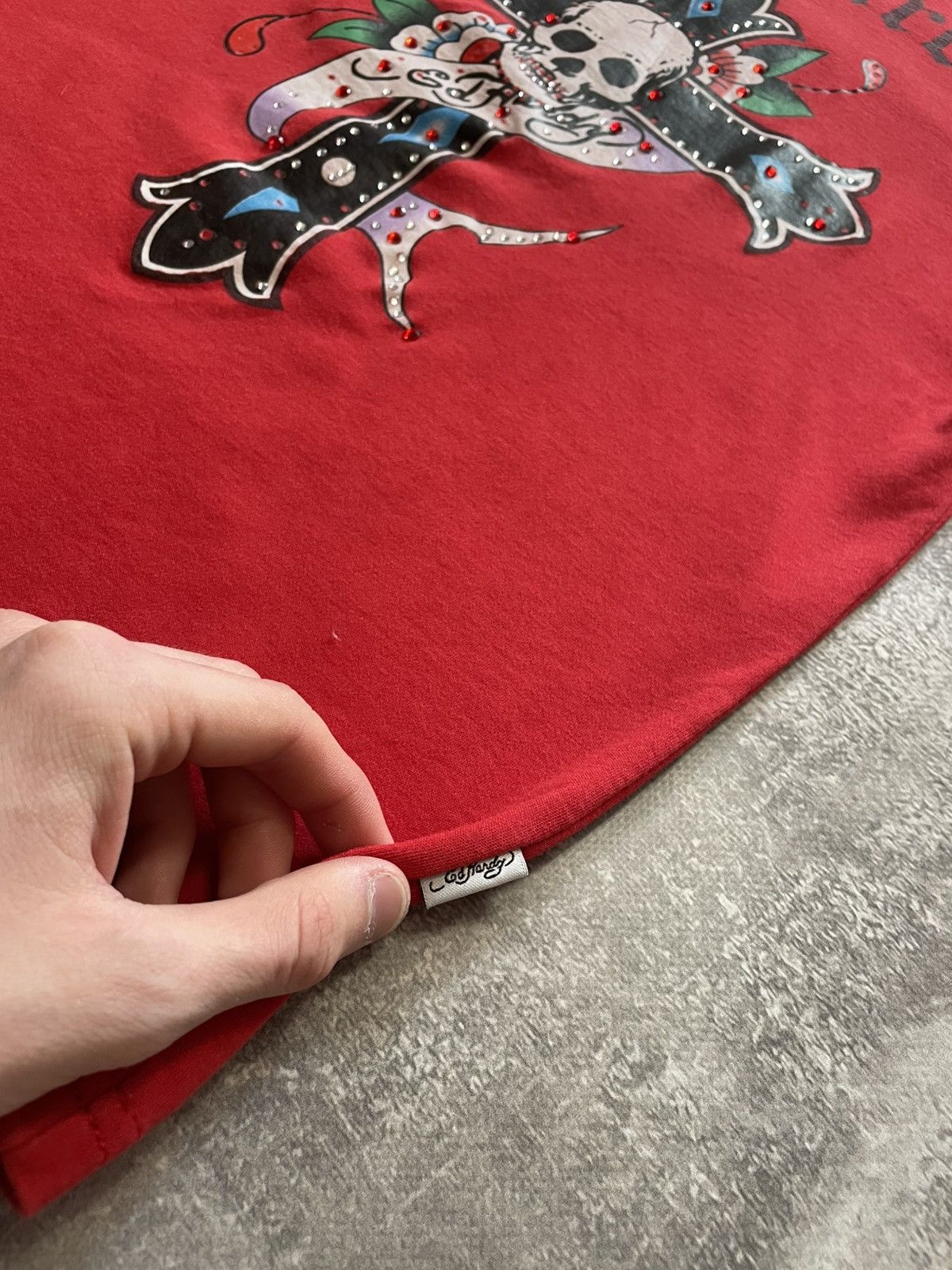 Ed Hardy × Vintage Vintage Ed Hardy Y2K T-Shirt Size US S / EU 44-46 / 1 - 4 Thumbnail