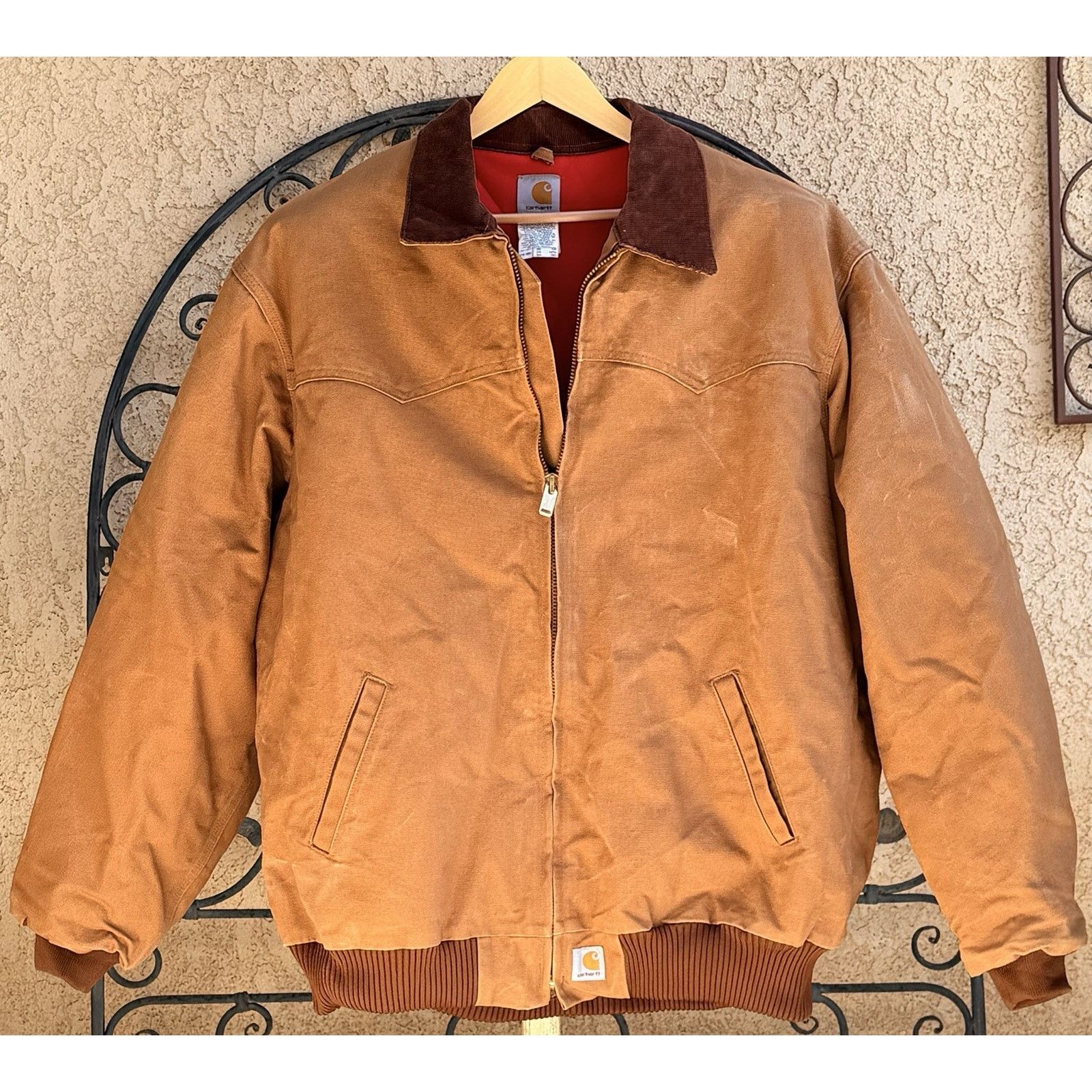 Carhartt × Streetwear × Vintage Carhartt aztec Santa Fe jacket 90s