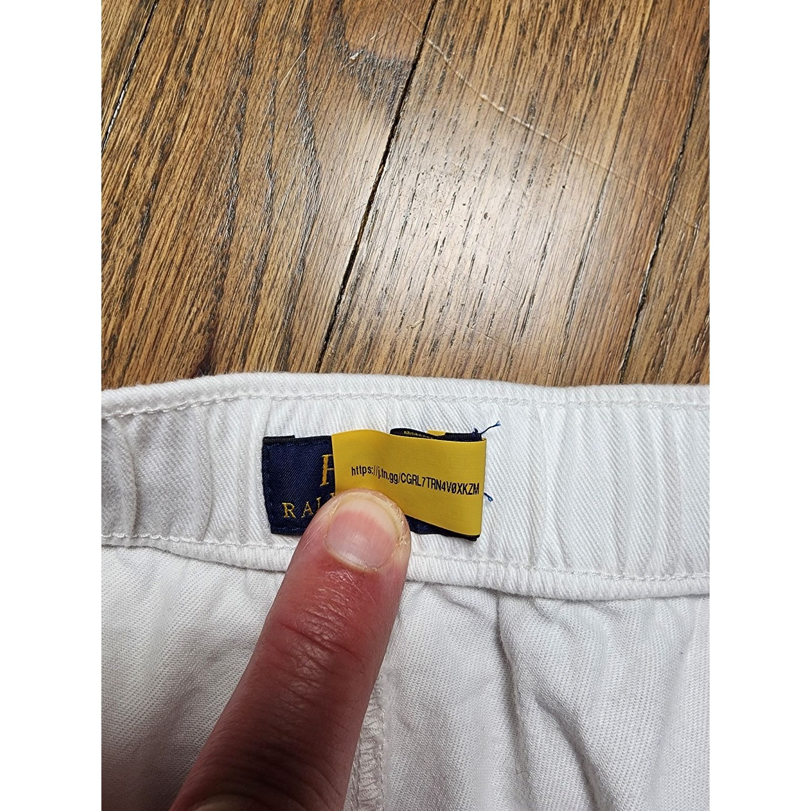 Polo Ralph Lauren Polo Ralph Lauren women's white terry drawstring shorts Size 36" / US 14 / IT 50 - 5 Thumbnail