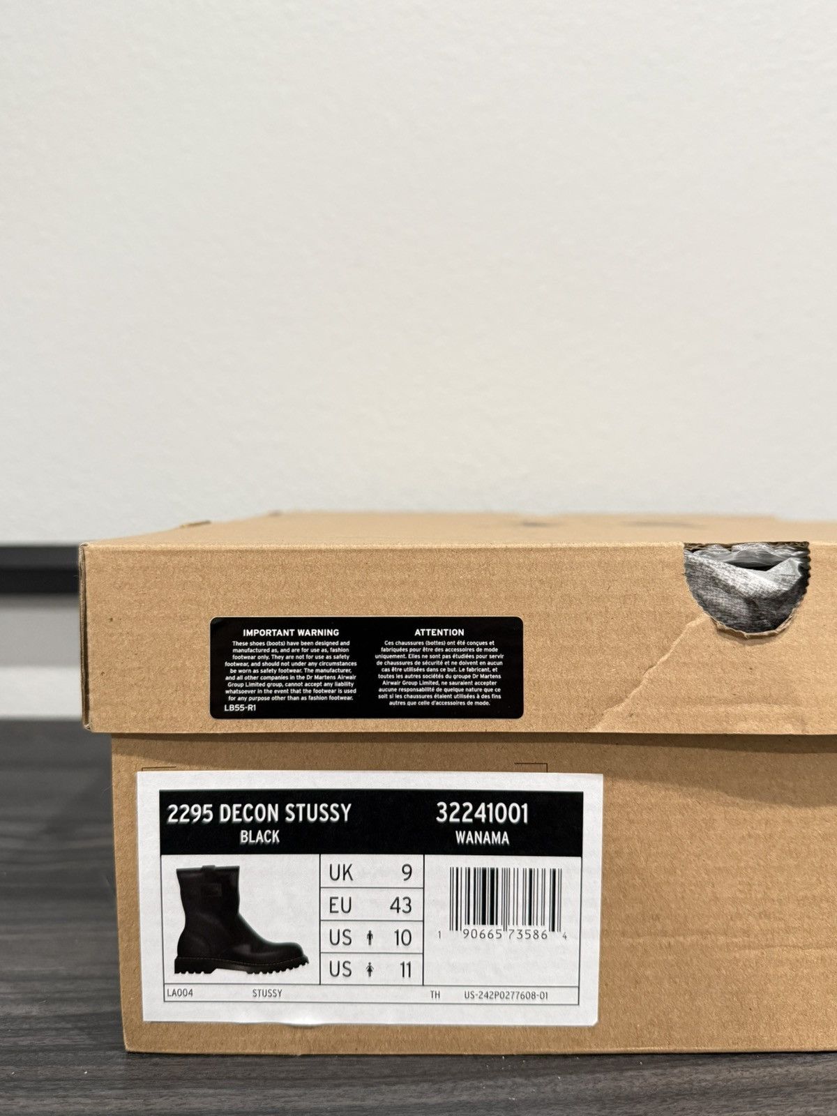 Dr. Martens × Stussy Stussy x Dr. Martens 2295 Decon Work Boots Size US 10 / EU 43 - 13 Thumbnail