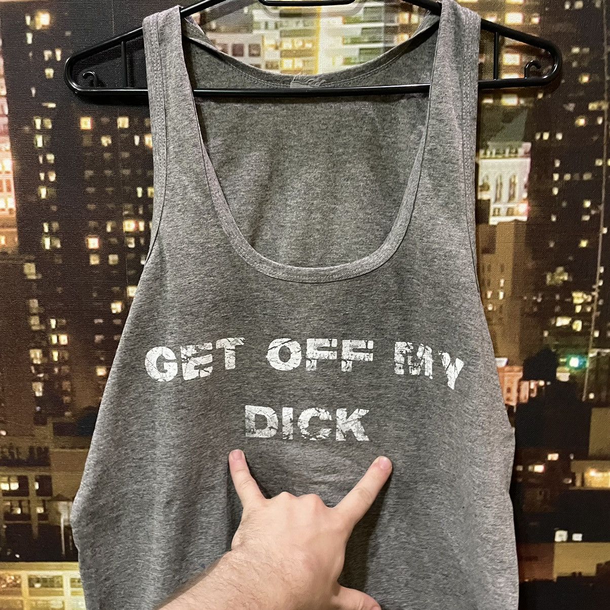 Vintage Vintage 90s Graphic Tank Top Humor Streetwear Grunge Slim M Size US M / EU 48-50 / 2 - 3 Thumbnail