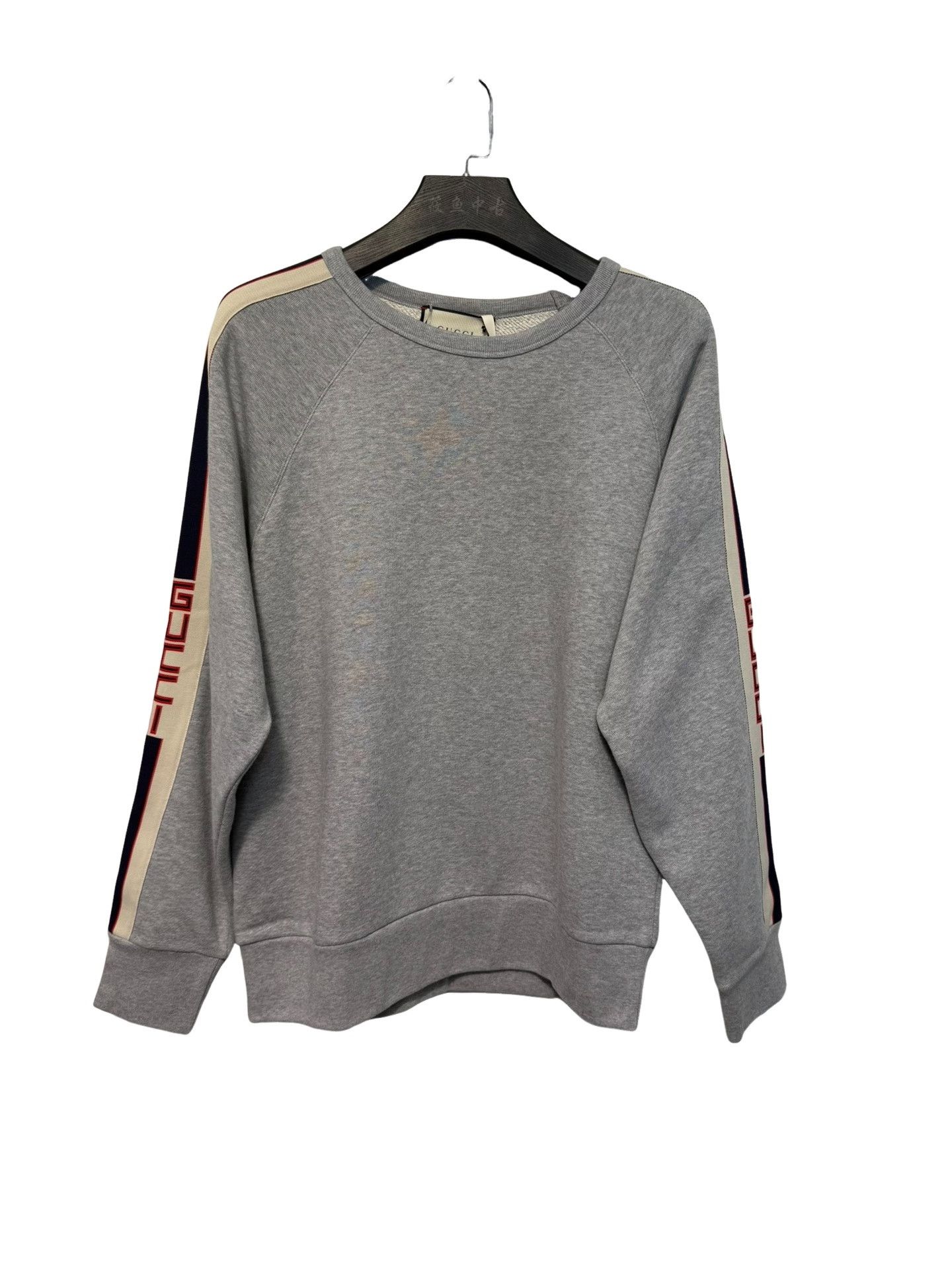 Gucci Gucci Logo Stripe Sweatshirt Size L Size US L / EU 52-54 / 3 - 1 Thumbnail