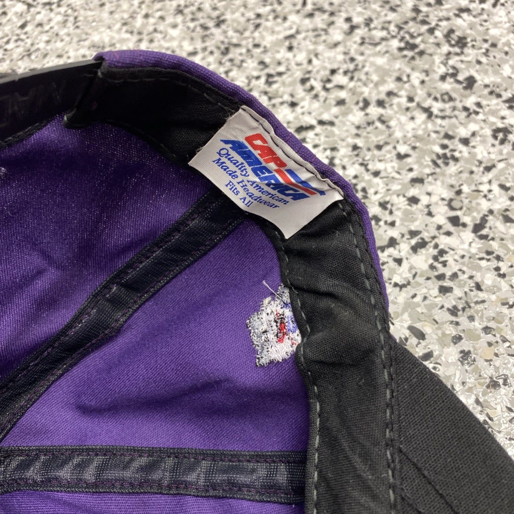 Vintage VINTAGE Northwestern Wild Cats Cap America Snapback Hat Purple Made USA Unisex Adults One Size 90s USA Adjustable Lightweight Hat Size ONE SIZE - 5 Thumbnail