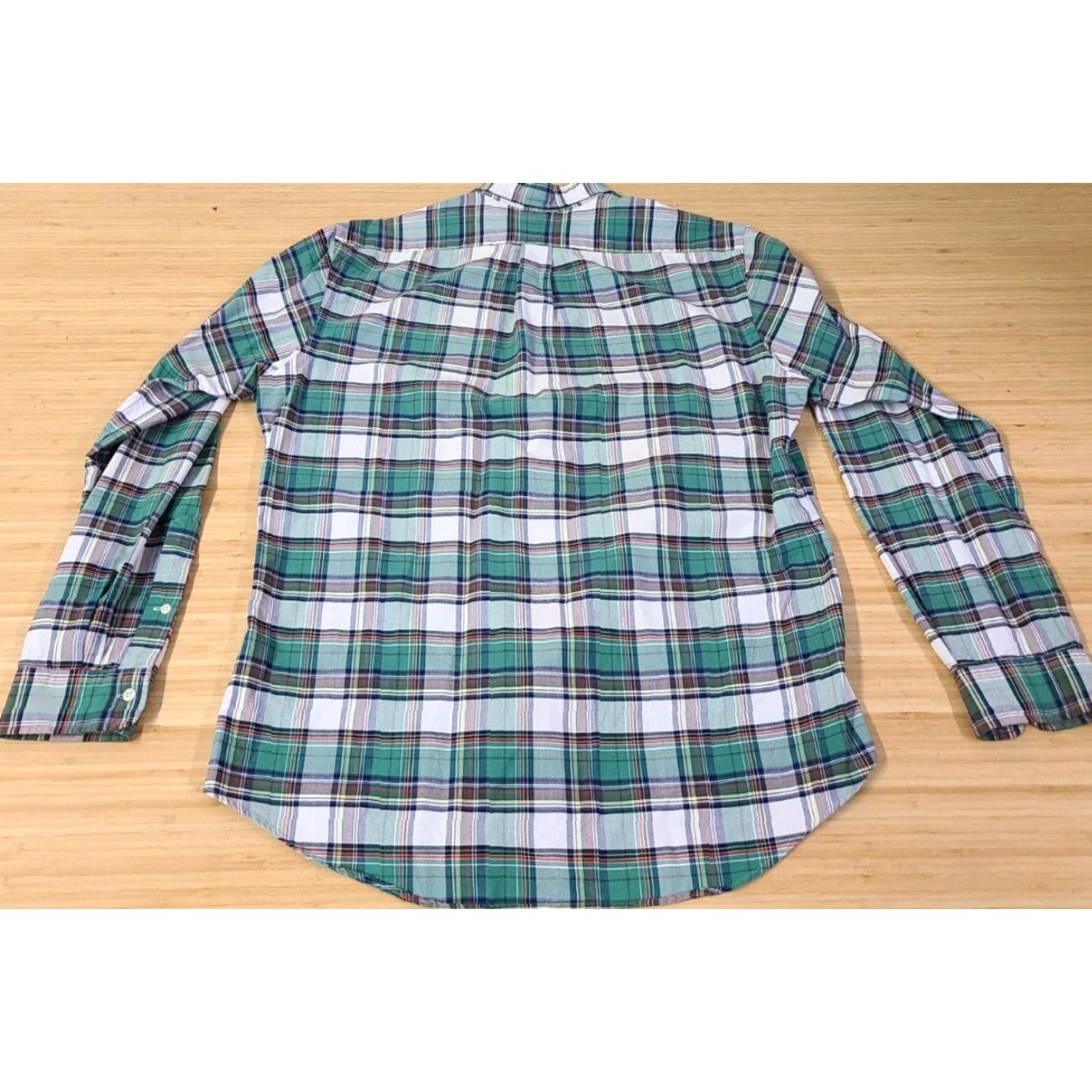Polo Ralph Lauren Polo Ralph Lauren Shirt Mens L Green Plaid Custom Fit Button Down Preppy Size US L / EU 52-54 / 3 - 6 Thumbnail