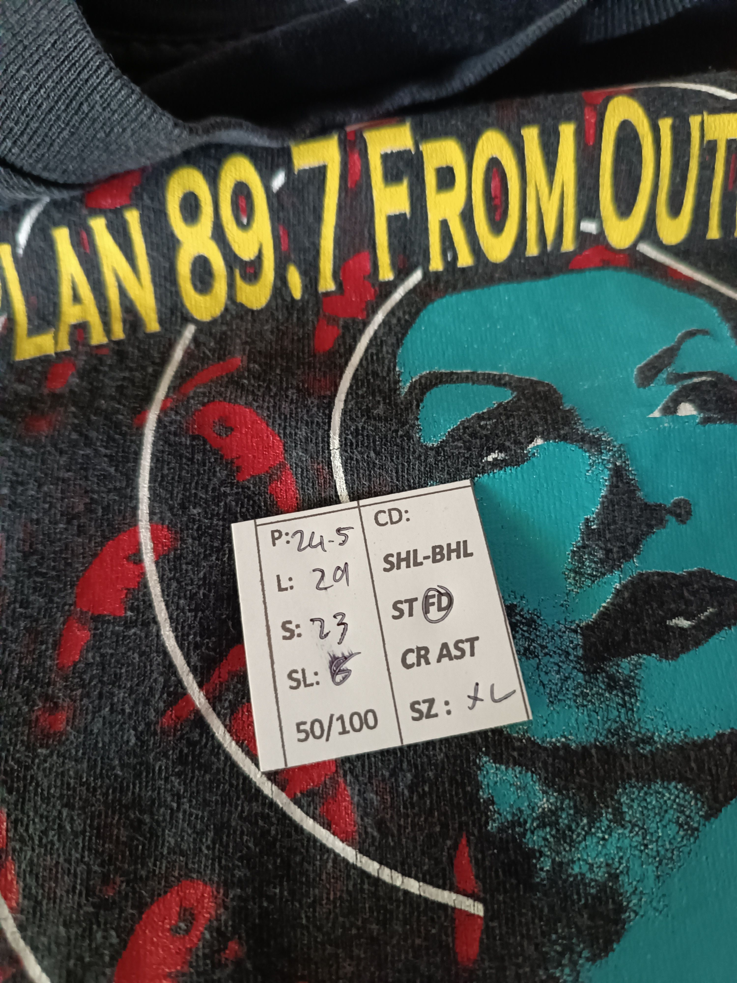 Vintage VINTAGE 90'S FADED KFJC PLAN 89.7 FROM OUTER SPACE VERY RARE Size US XL / EU 56 / 4 - 15 Thumbnail
