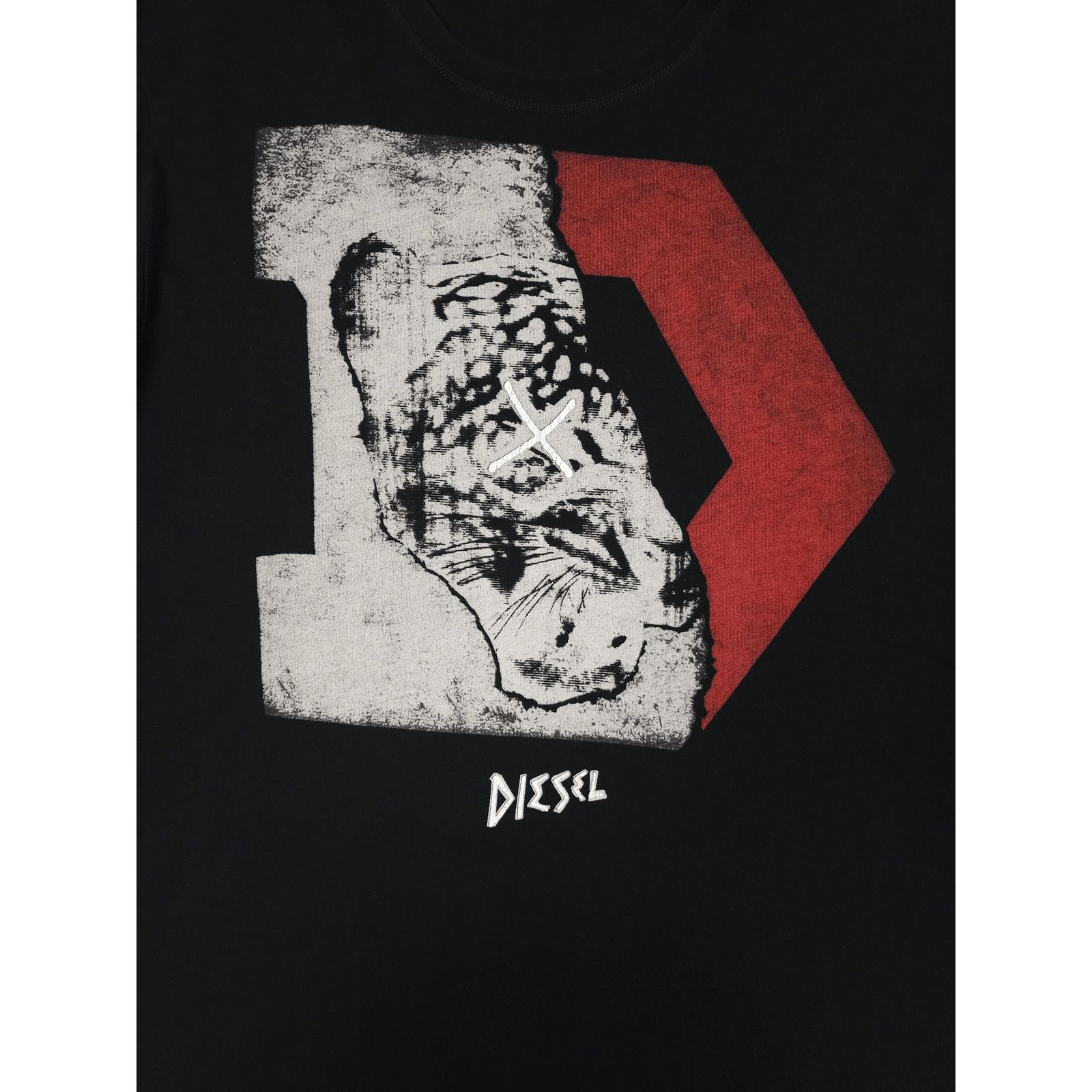 Diesel × Vintage 💎Spell out T-shirt Art Y2K Full Print Affliction Size L Size US L / EU 52-54 / 3 - 3 Thumbnail