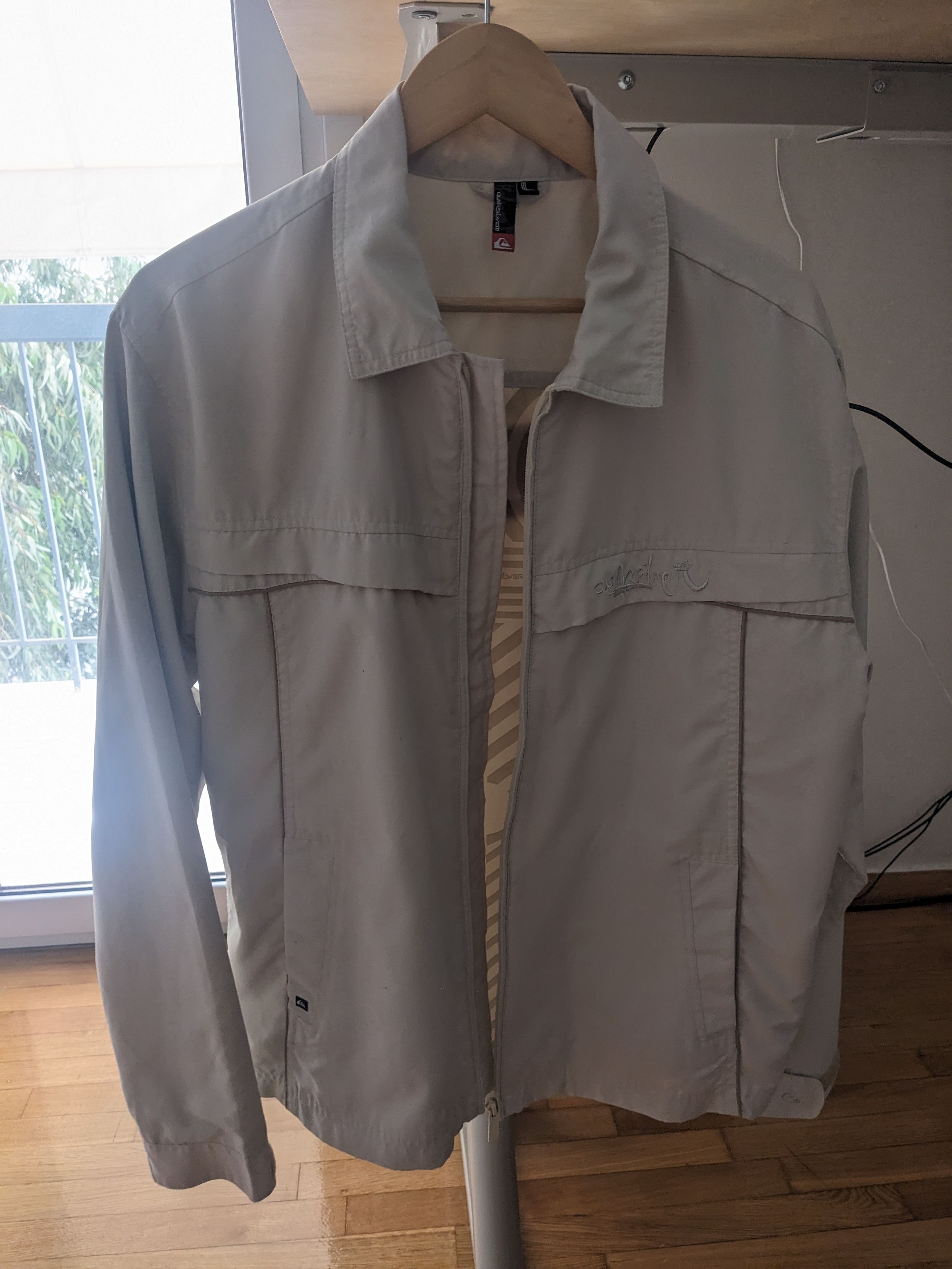 Quiksilver VINTAGE QUIKSILVER LIGHT JACKET BEIGE LARGE Size US L / EU 52-54 / 3 - 1 Thumbnail