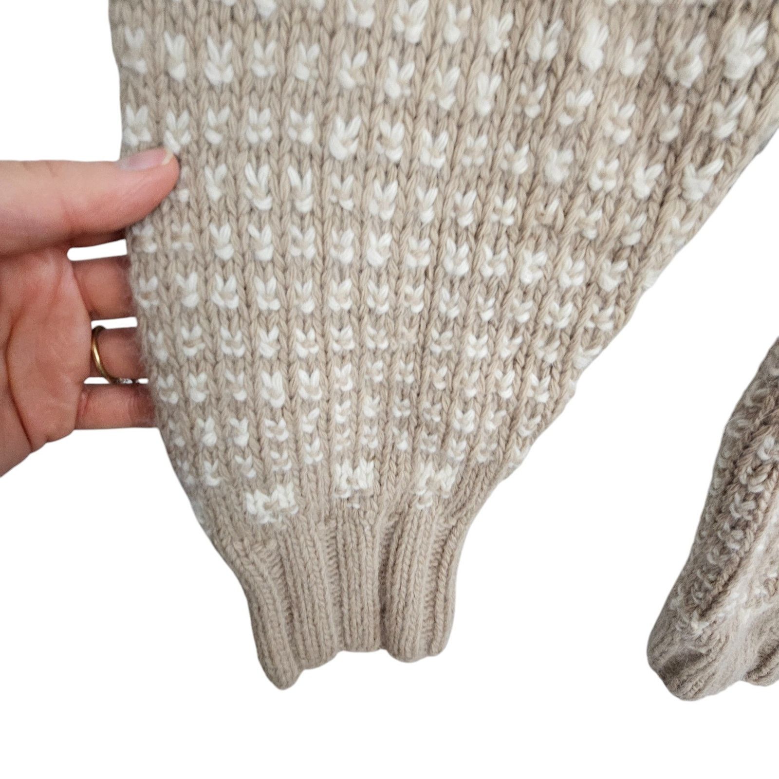 Vintage Vintage INC Nordic Fair Isle Angora Wool Grandpa Sweater M Size M / US 6-8 / IT 42-44 - 4 Thumbnail