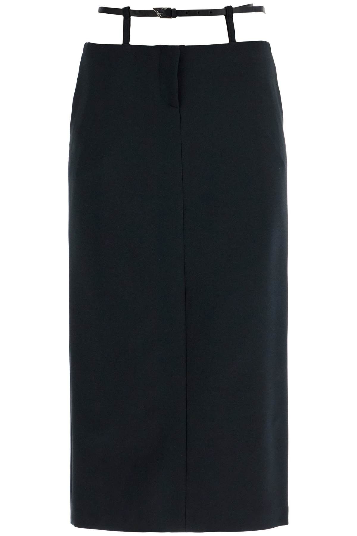 The Attico THE ATTICO Midi Skirt With Thin Belt Size 27" / US 4 / IT 40 - 1 Thumbnail