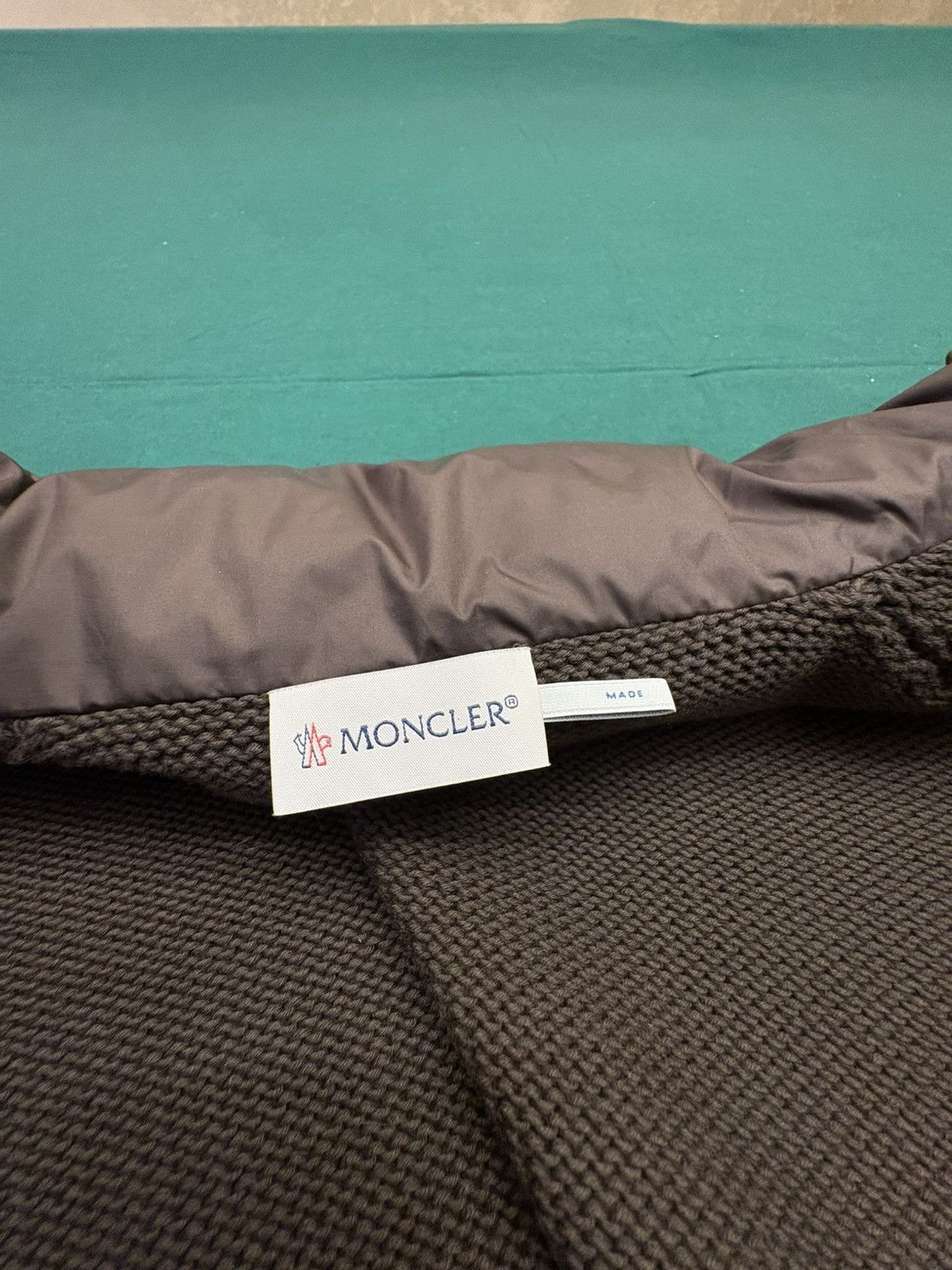 Moncler Moncler Brown Tricot Down Cardigan Size US L / EU 52-54 / 3 - 7 Thumbnail