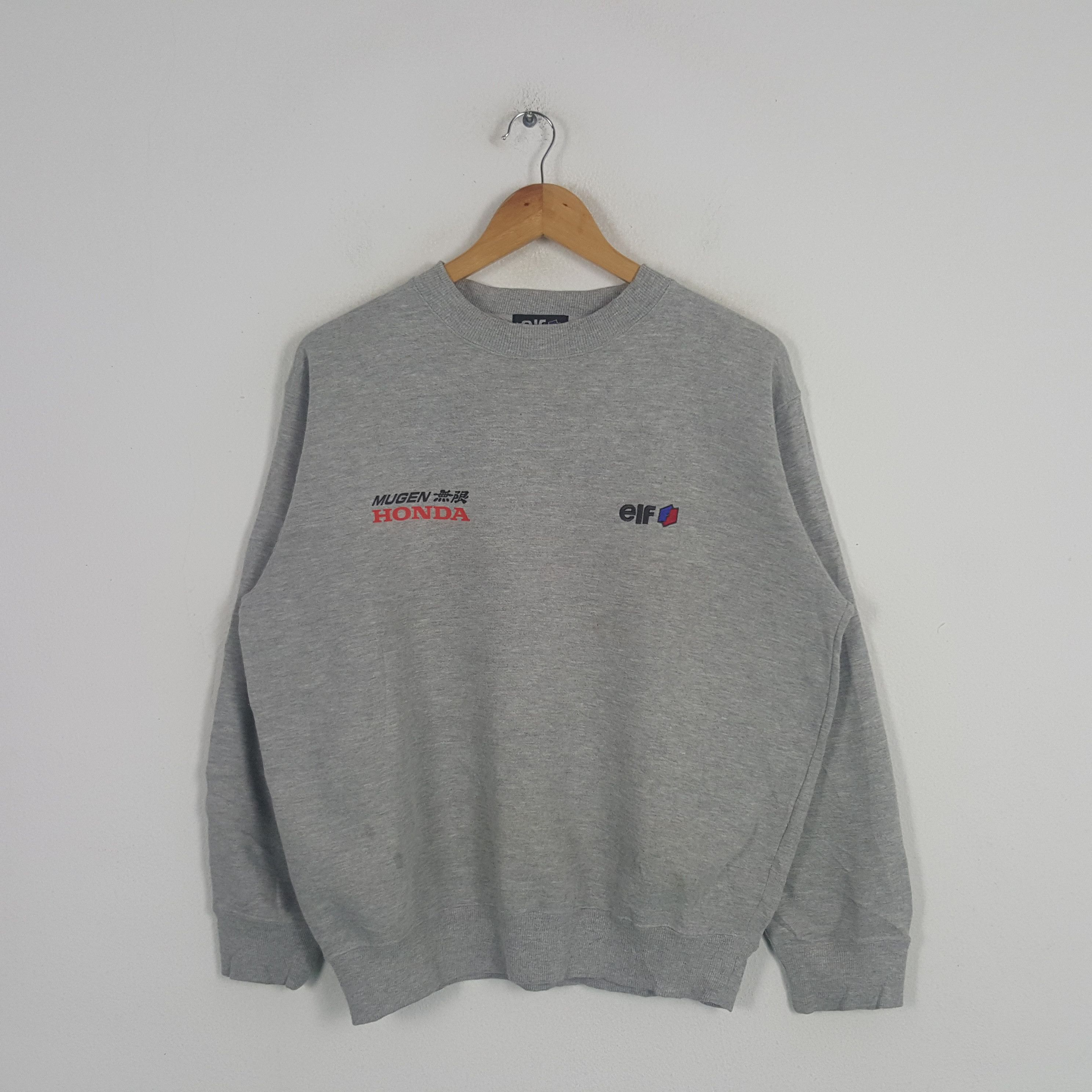 Honda × Vintage Vintage Mugen Honda Elf Racing Team Custom Art Sweatshirt Size US L / EU 52-54 / 3 - 3 Thumbnail