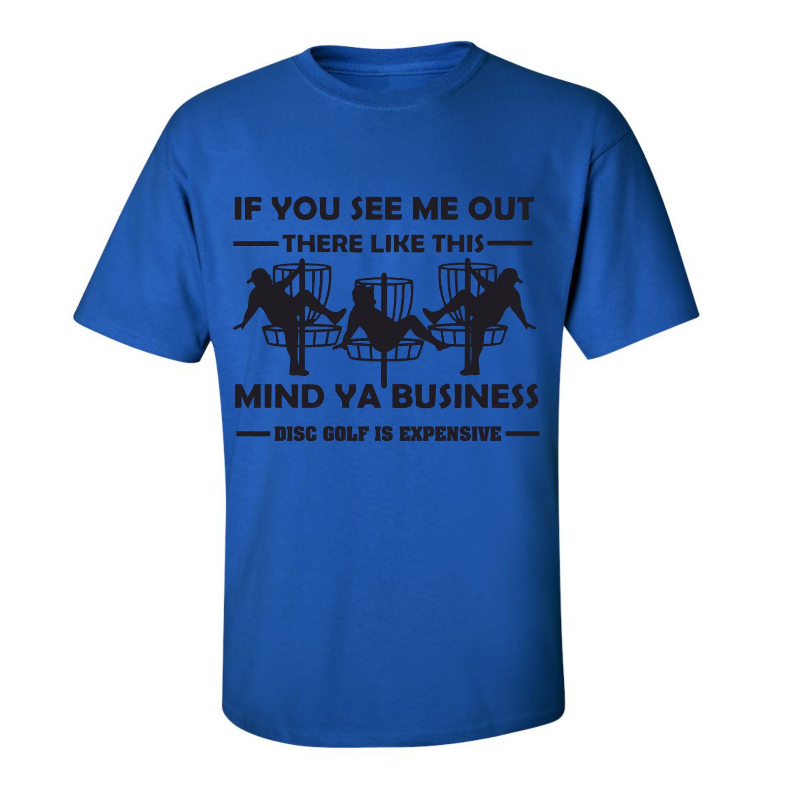 Gildan Disc Golf T Shirt STRIPPER MAN DiscGolf Funny Shirt Size US L / EU 52-54 / 3 - 10 Thumbnail