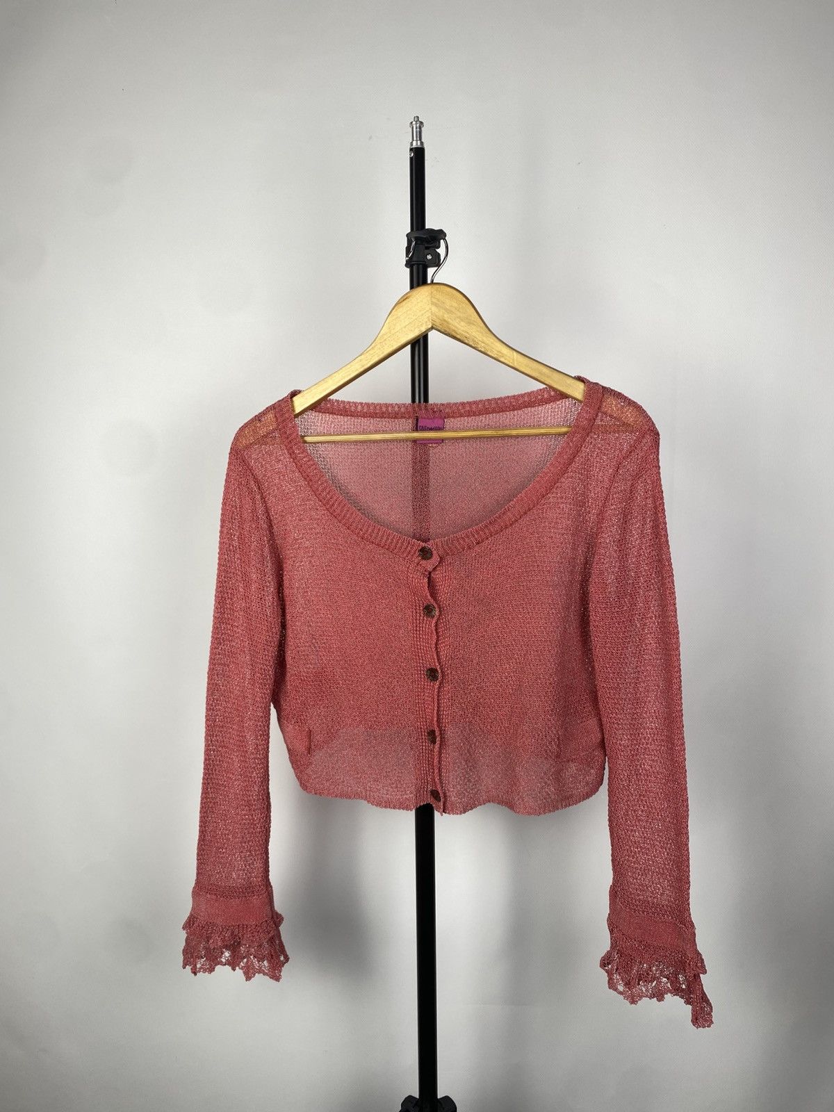 Designer × Jean Paul Gaultier Designer Italy Save The Queen JPG style Knit Blouses Size L / US 10 / IT 46 - 1 Thumbnail