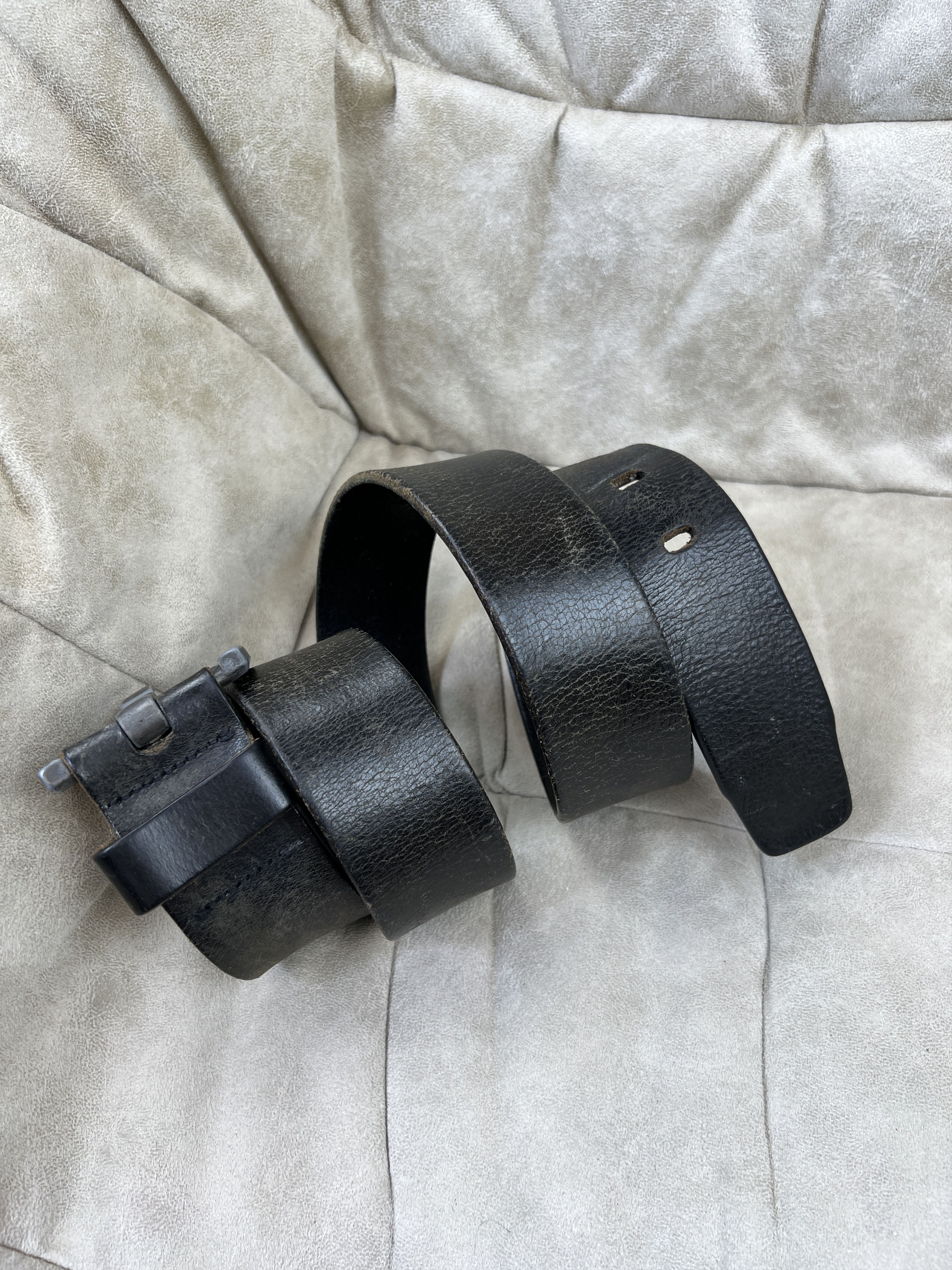 Diesel Vintage y2k Diesel Spell Logo Buckle Leather Belt Size ONE SIZE - 6 Thumbnail
