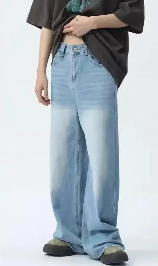 Japanese Brand Wide Leg Denim Pant Size US 32 / EU 48 - 2 Thumbnail